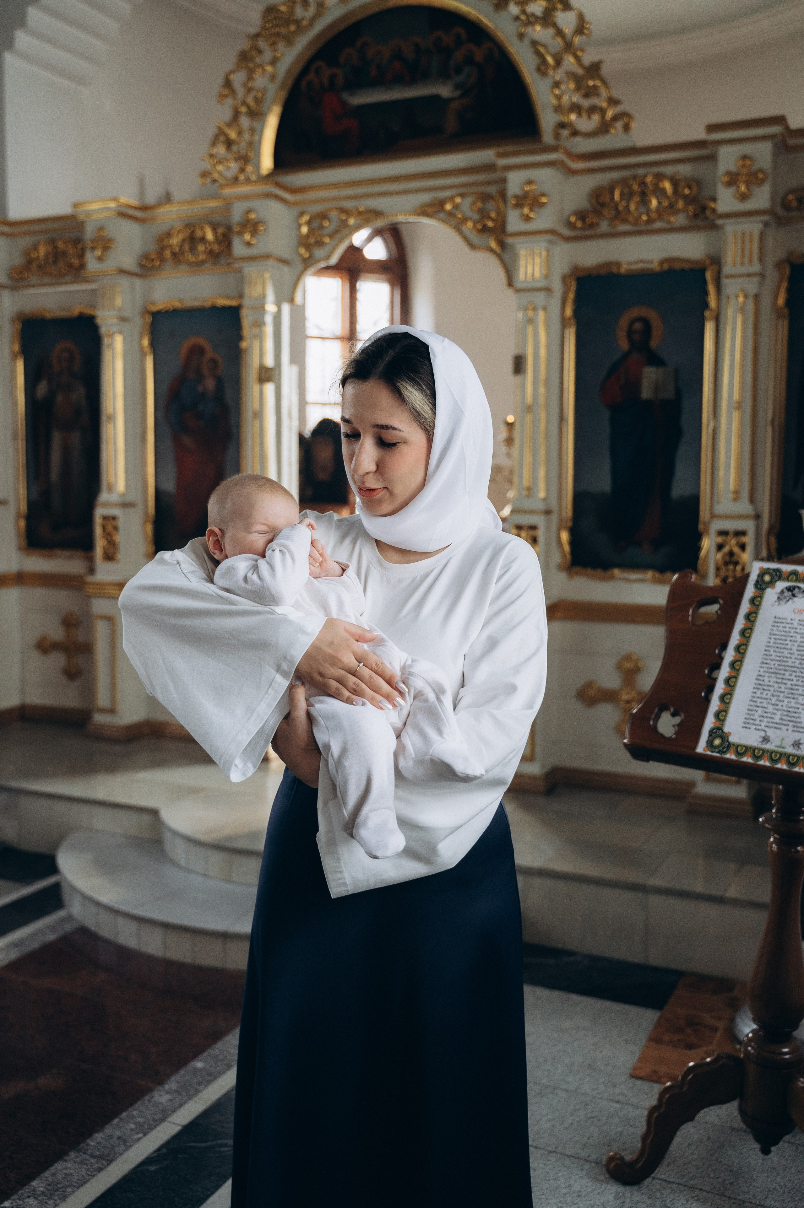 Крещение Артура (Храм Марии Магдалины). Семейный фотограф в Минске Дарья Дреко