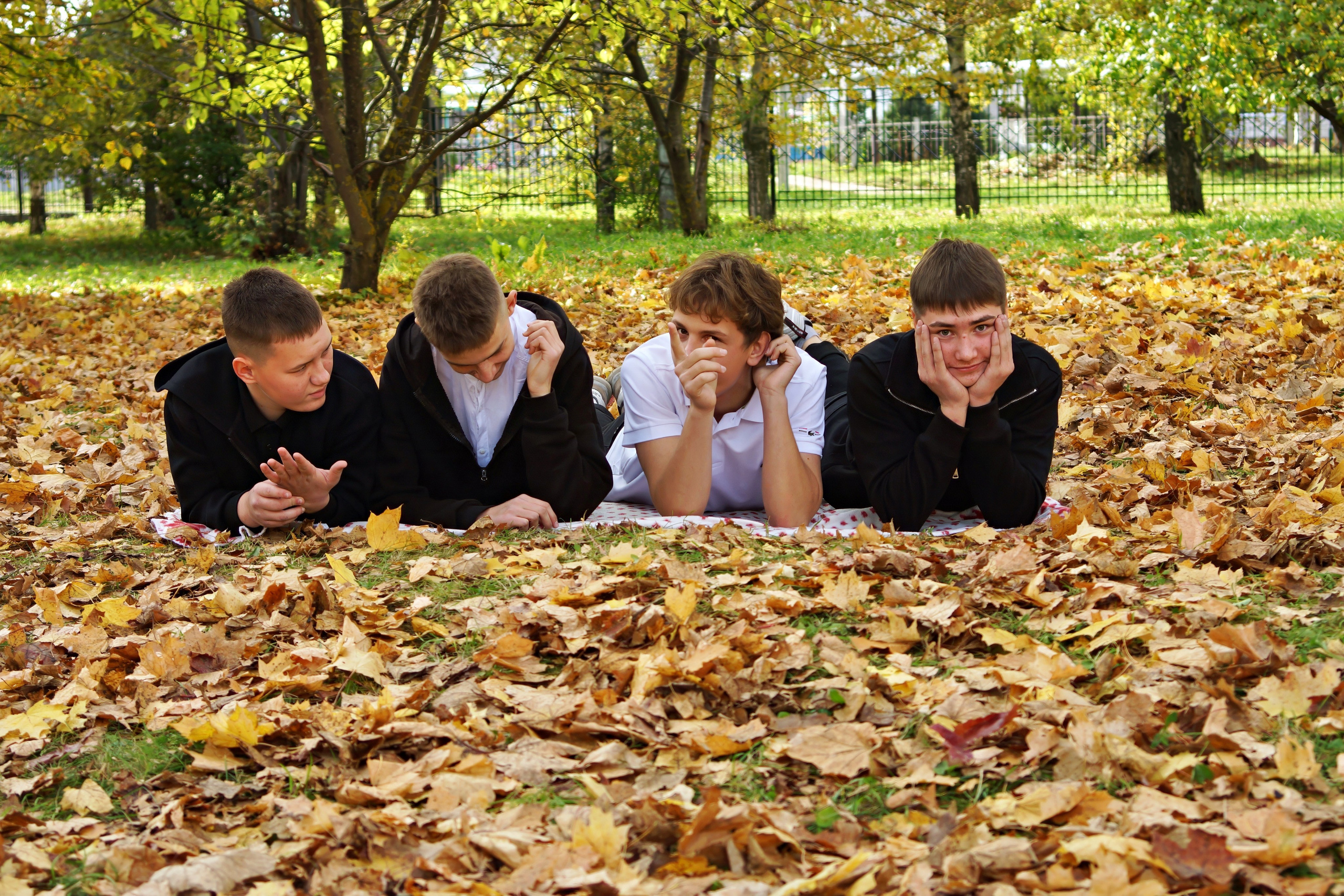 Осенняя фотосессия в школе г. Йошкар-Ола