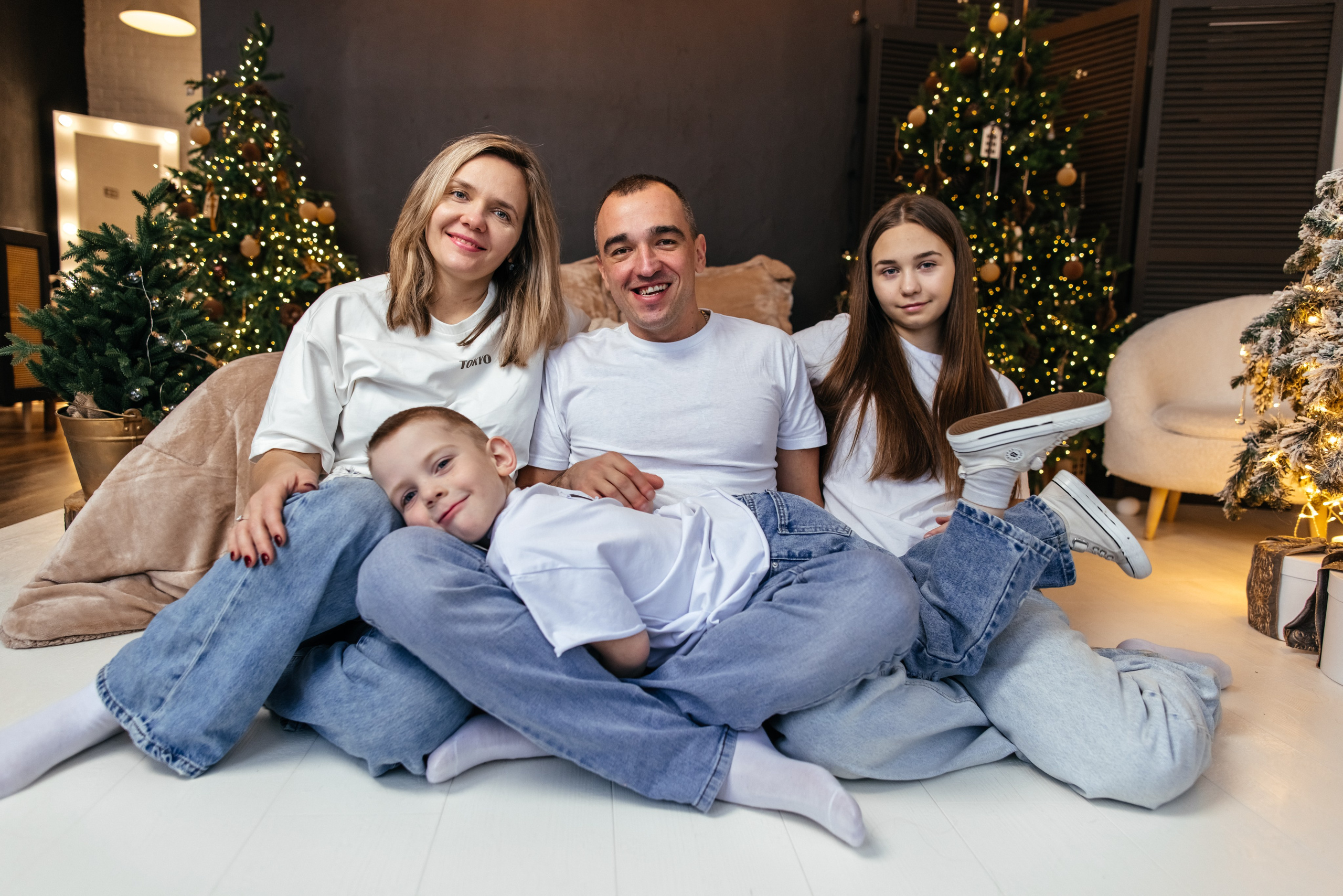 Мария, Антон, Мирон и Элина. Фотограф в Шатуре Оксана Осьмакова