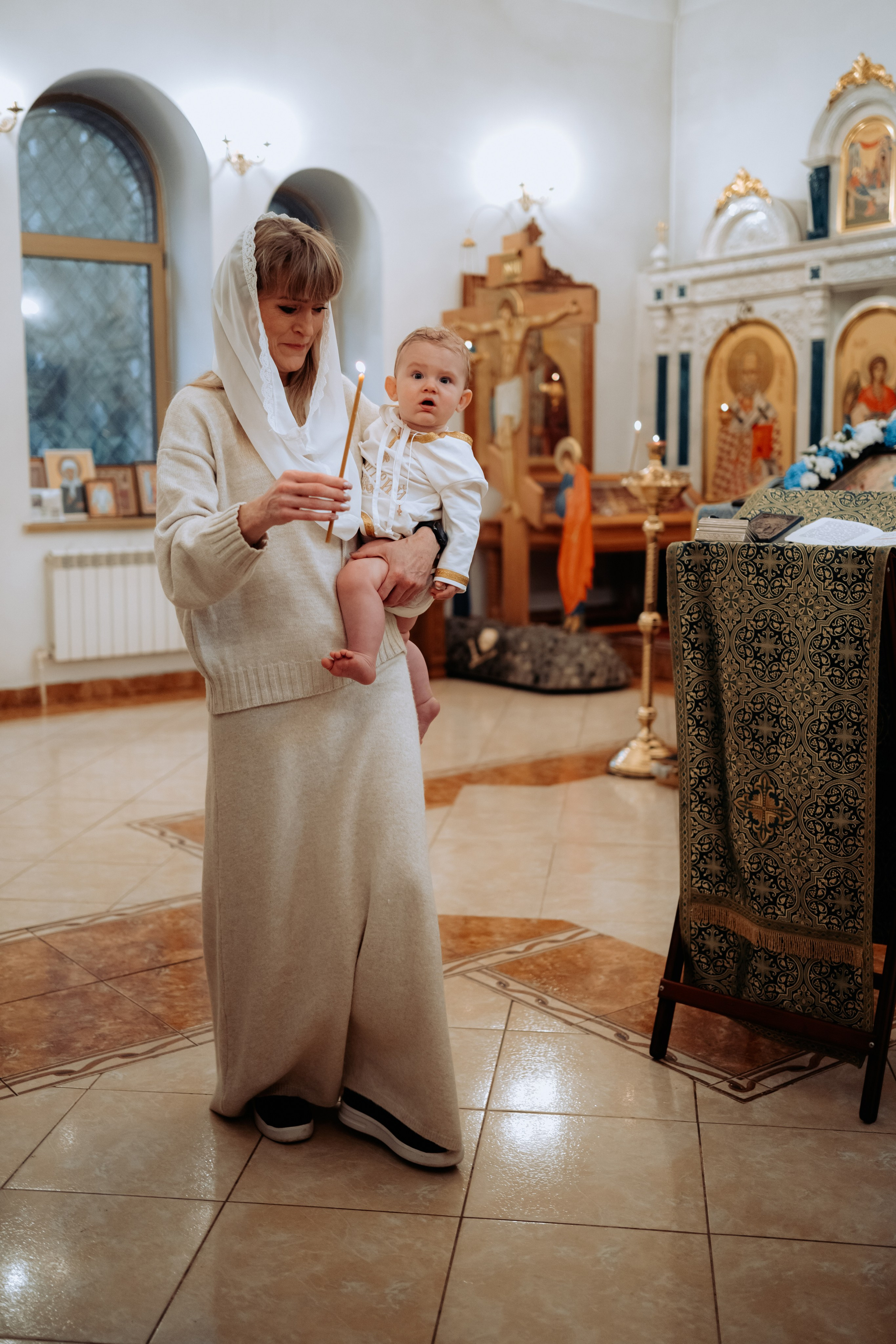 Фотосессия крещения в парке Елочки Домодедово. Семейный фотограф в Москве и в Домодедово Екатерина Патракова