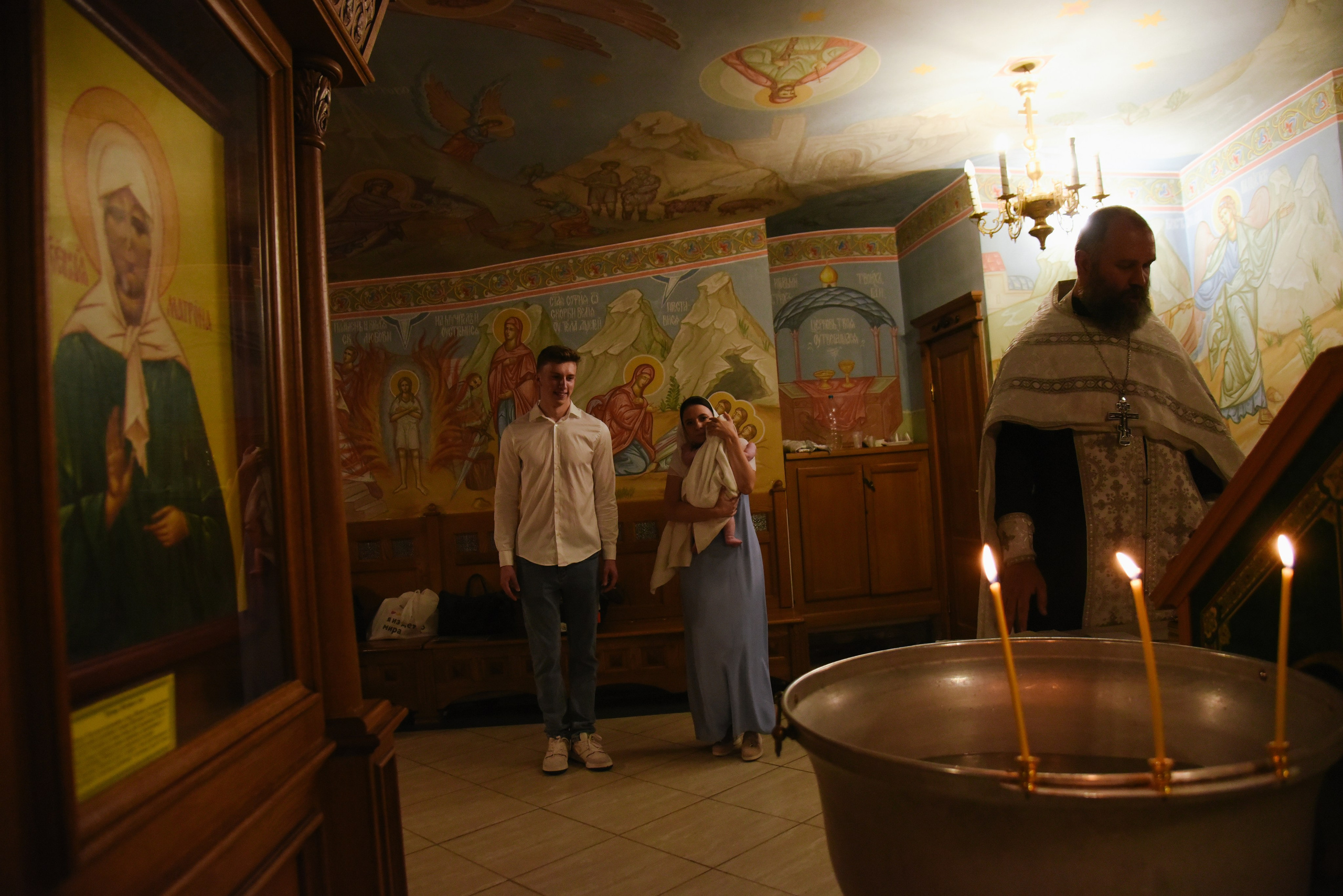 Крещение Ксении. Фотограф Лола Волна, город Москва