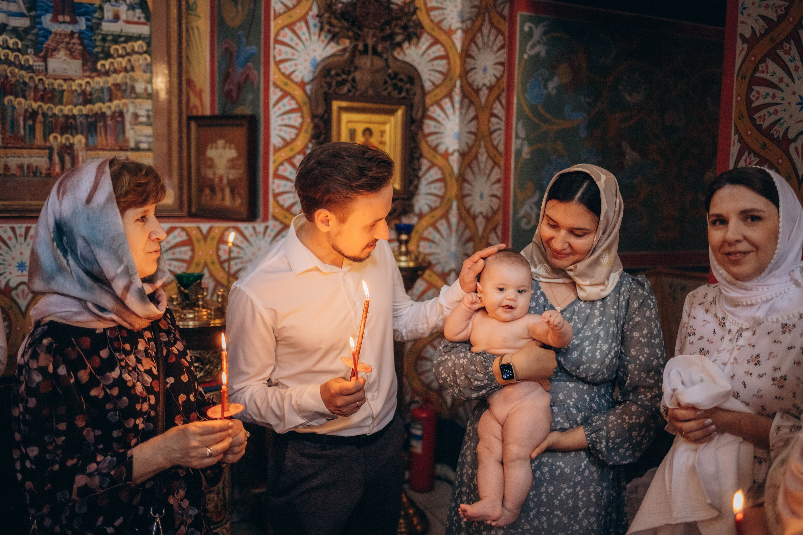 Крещение Ариши. Семейный и детский фотограф в Москве Александра Нараевская