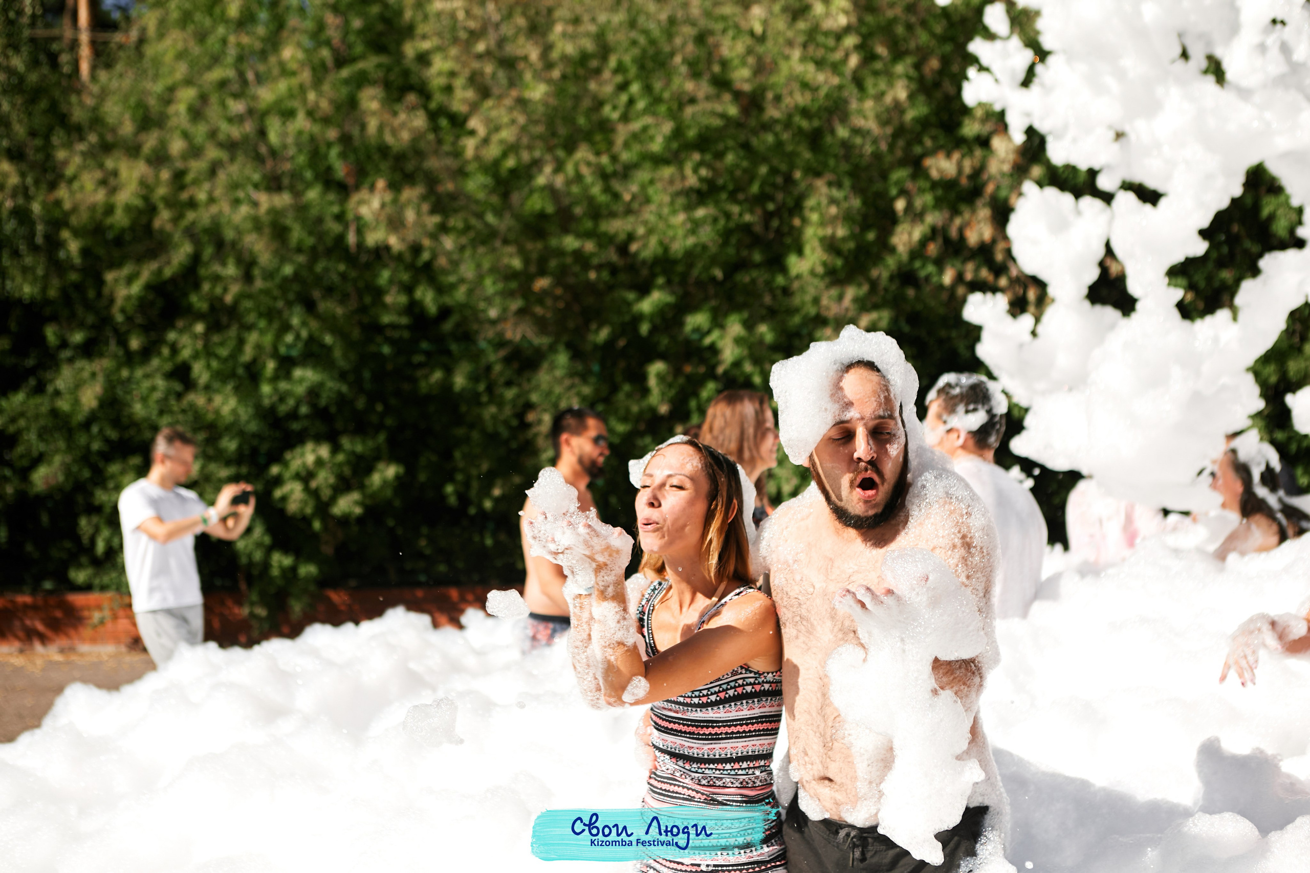Foam party. Свадебный фотограф