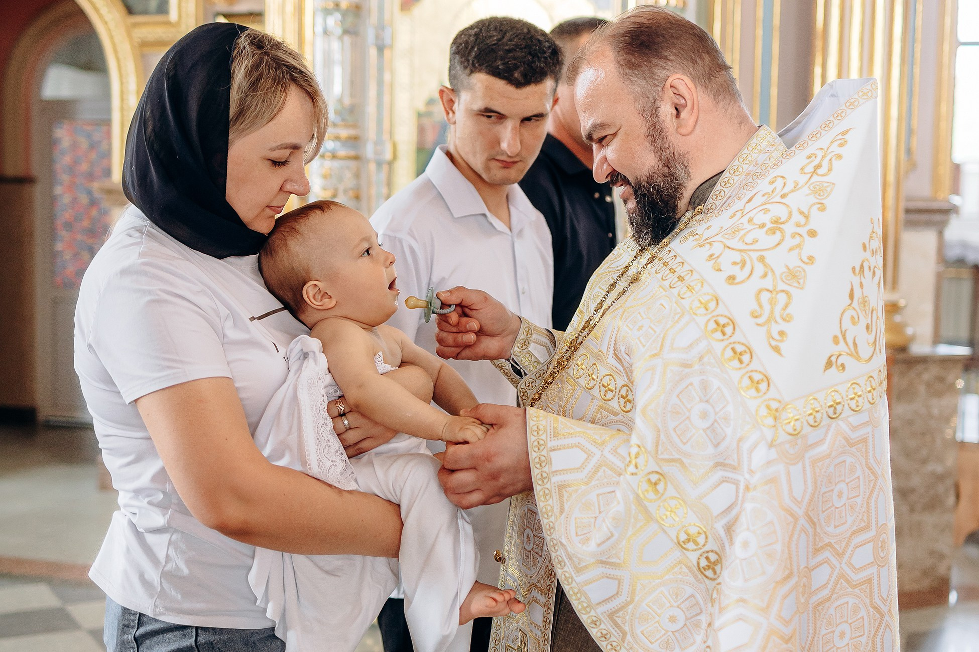 Таинство крещения Руслана. Семейный фотограф в Пензе Мария Левина