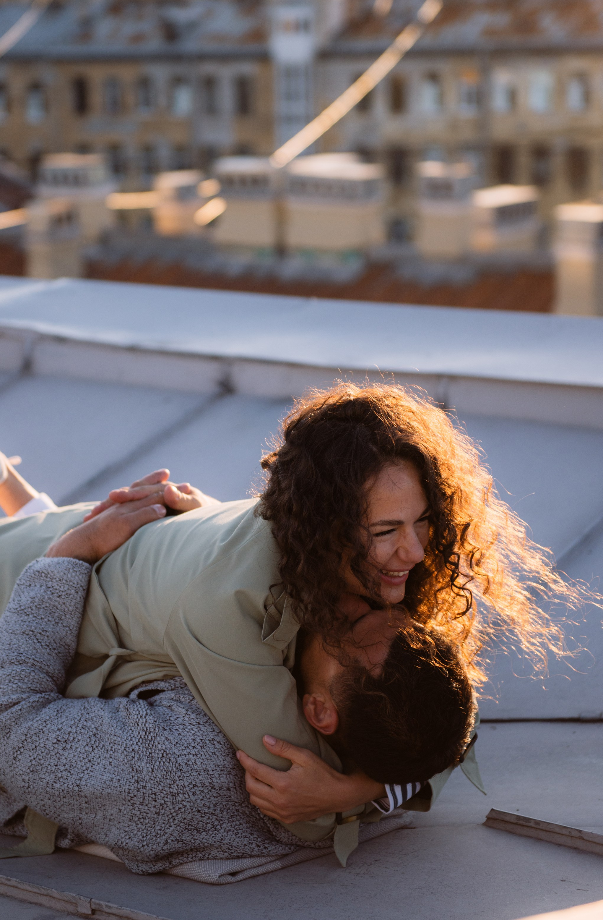 Love story на крышах Питера. Фотограф в Москве Алёна Степутенко