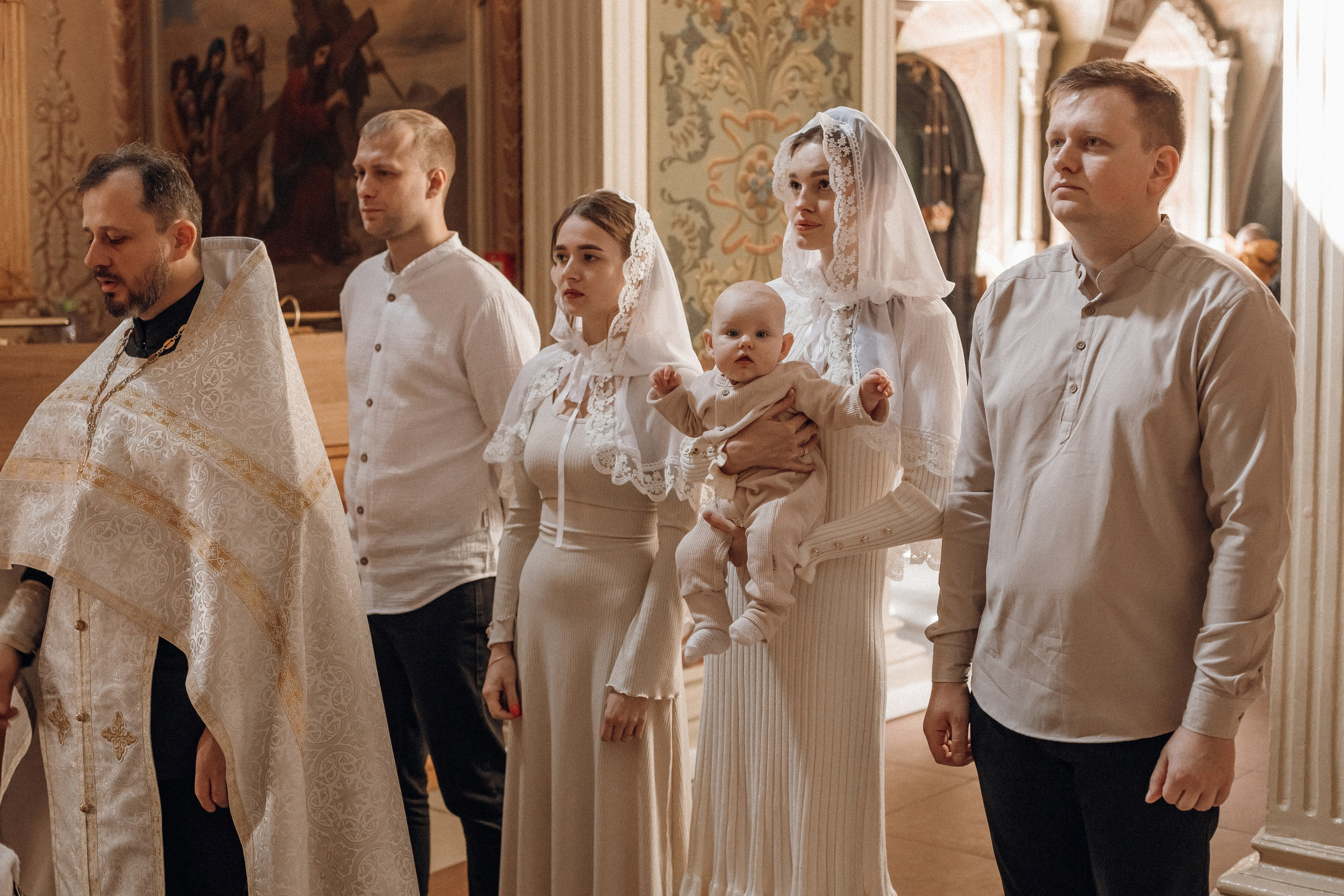 Алина и Дима крестят Миру. Семейный фотограф в Брянске Зурилина Екатерина