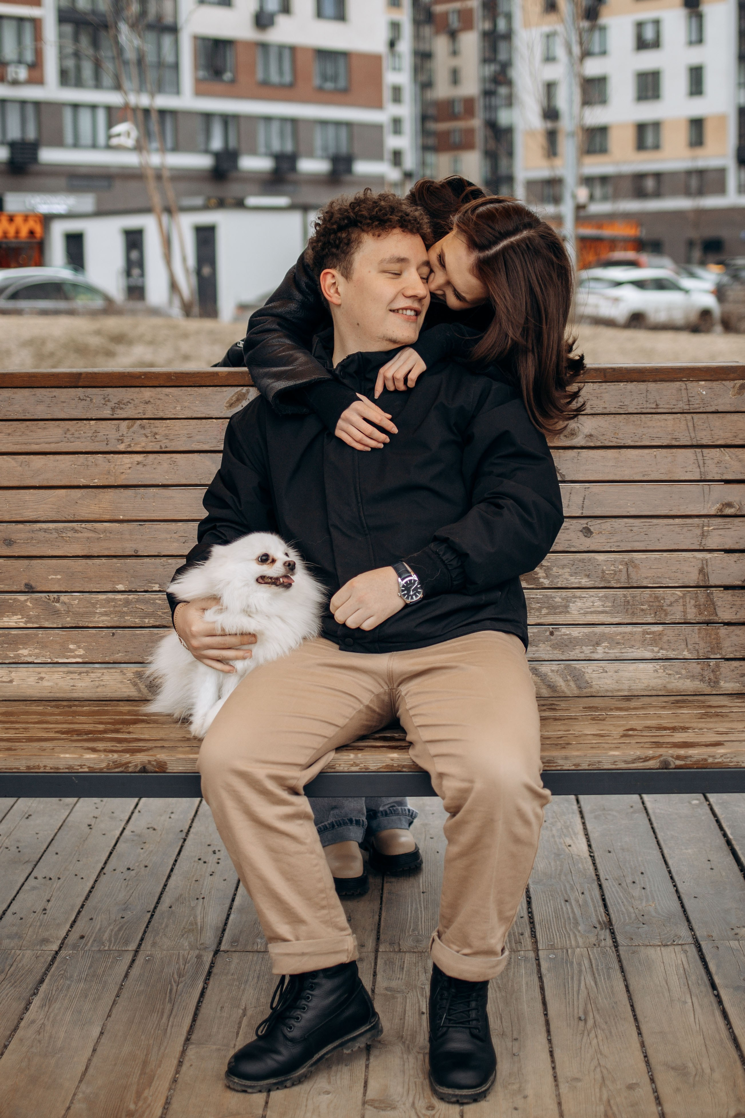 Шпиц Мася и ее семья