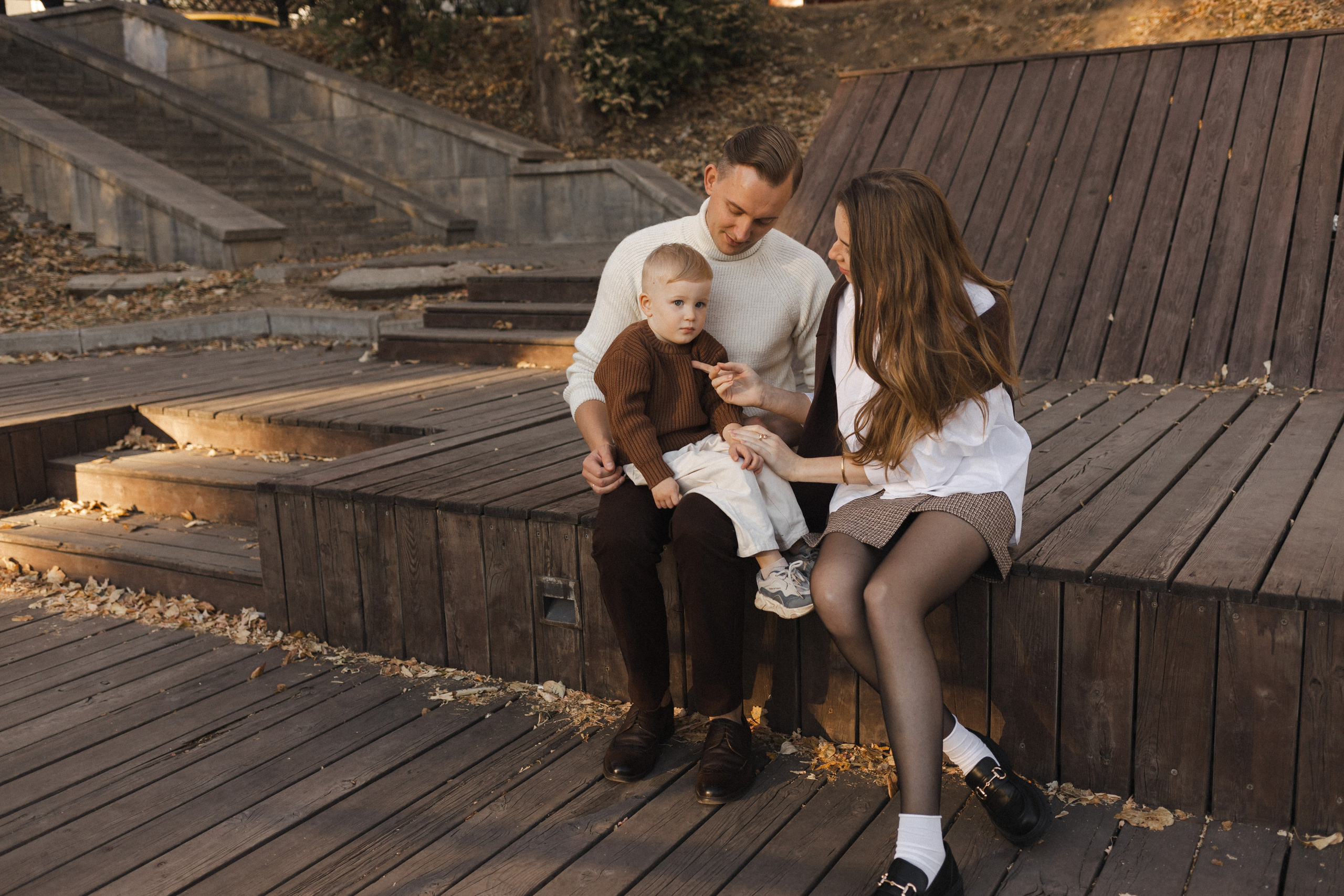 Илья, Марина и Максим. Семейный фотограф в Москве