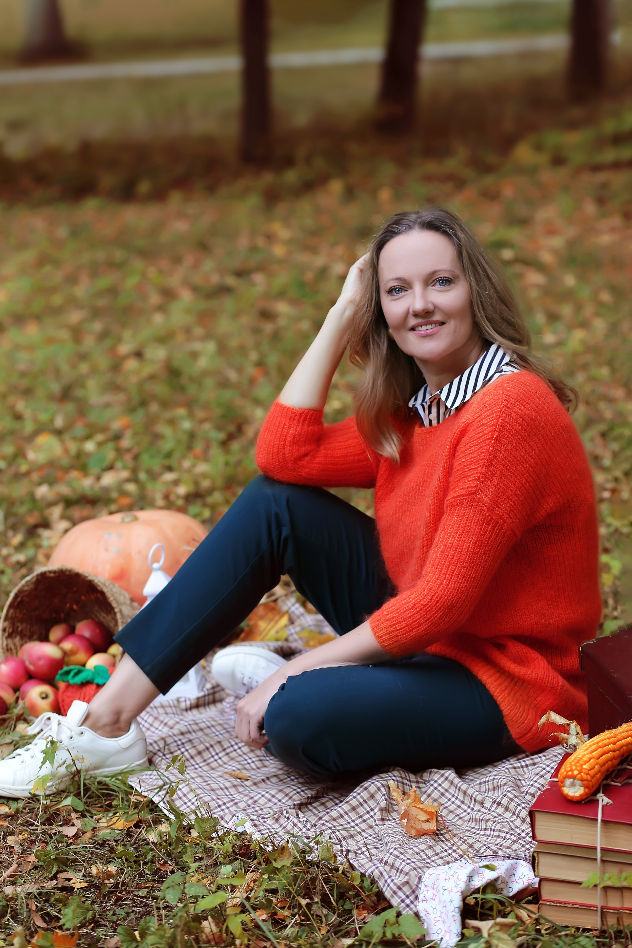 Наталья и осень. Школьный и детский фотограф Старожилово