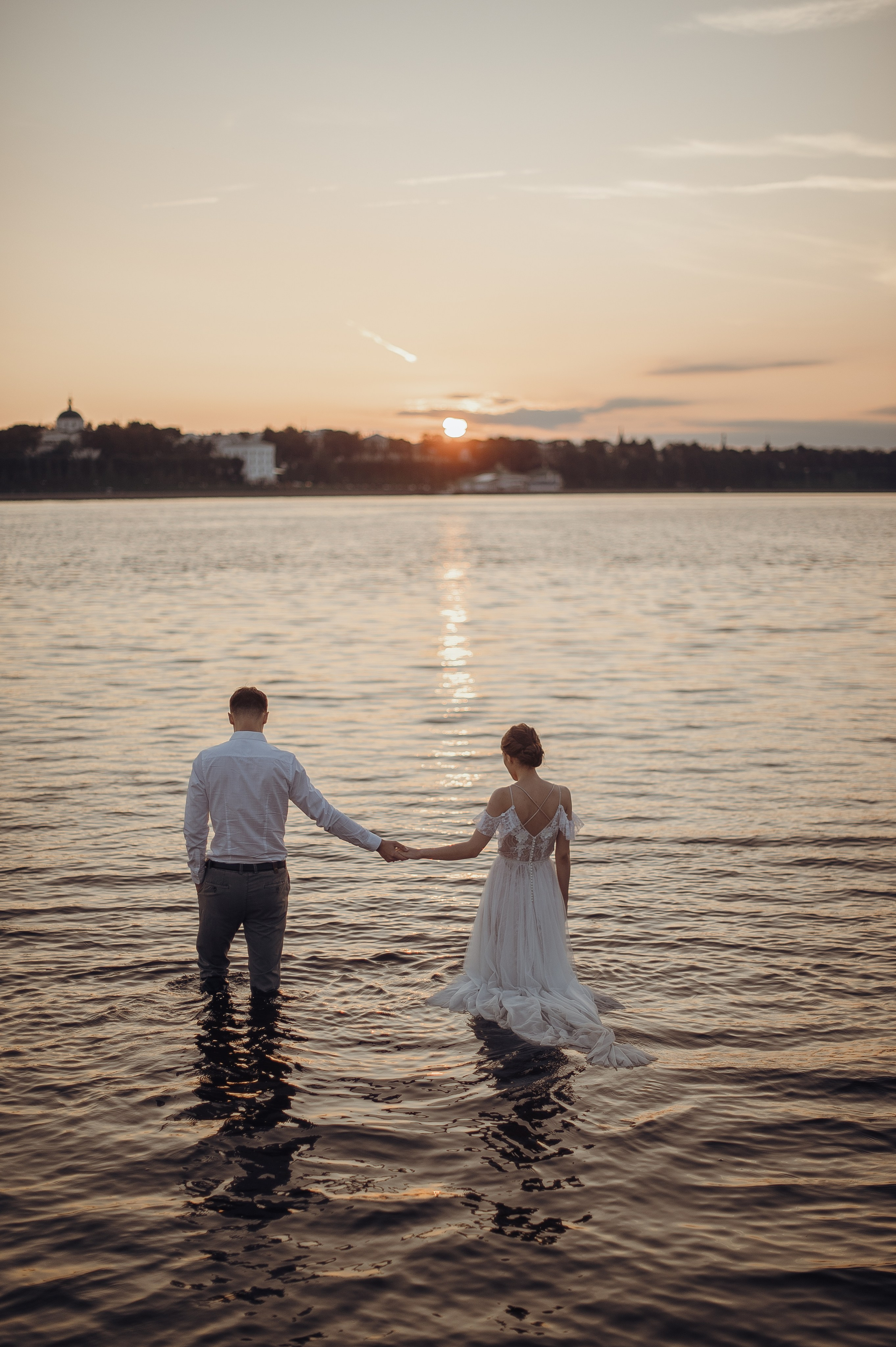 Свадебный вечер Ивана и Татьяны, любовь на закате. Свадебный фотограф в Ярославле Денис Медоваров
