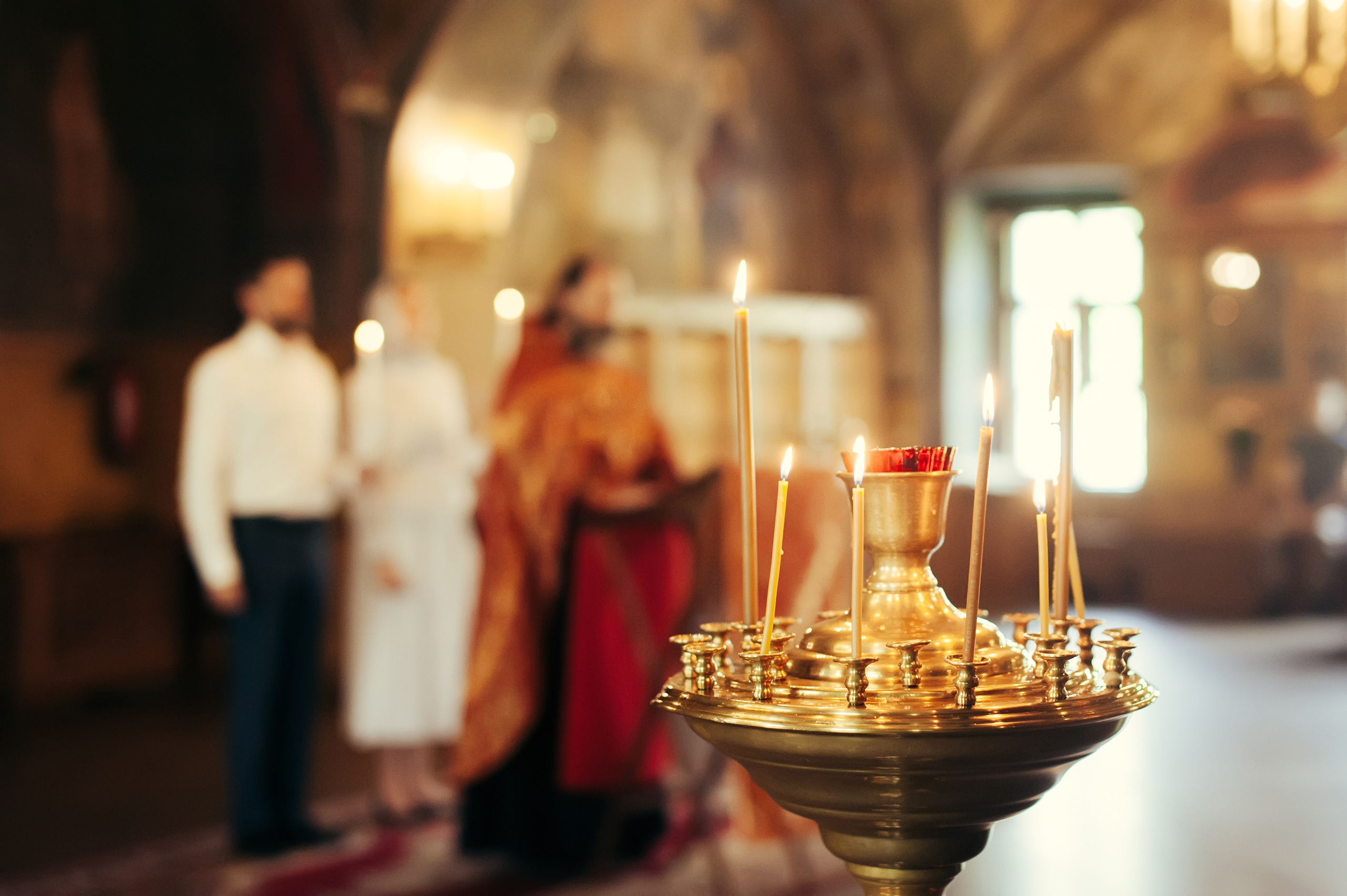 Екатерина и Александр. Венчание, Москва. Семейный фотограф Анна Дубовская