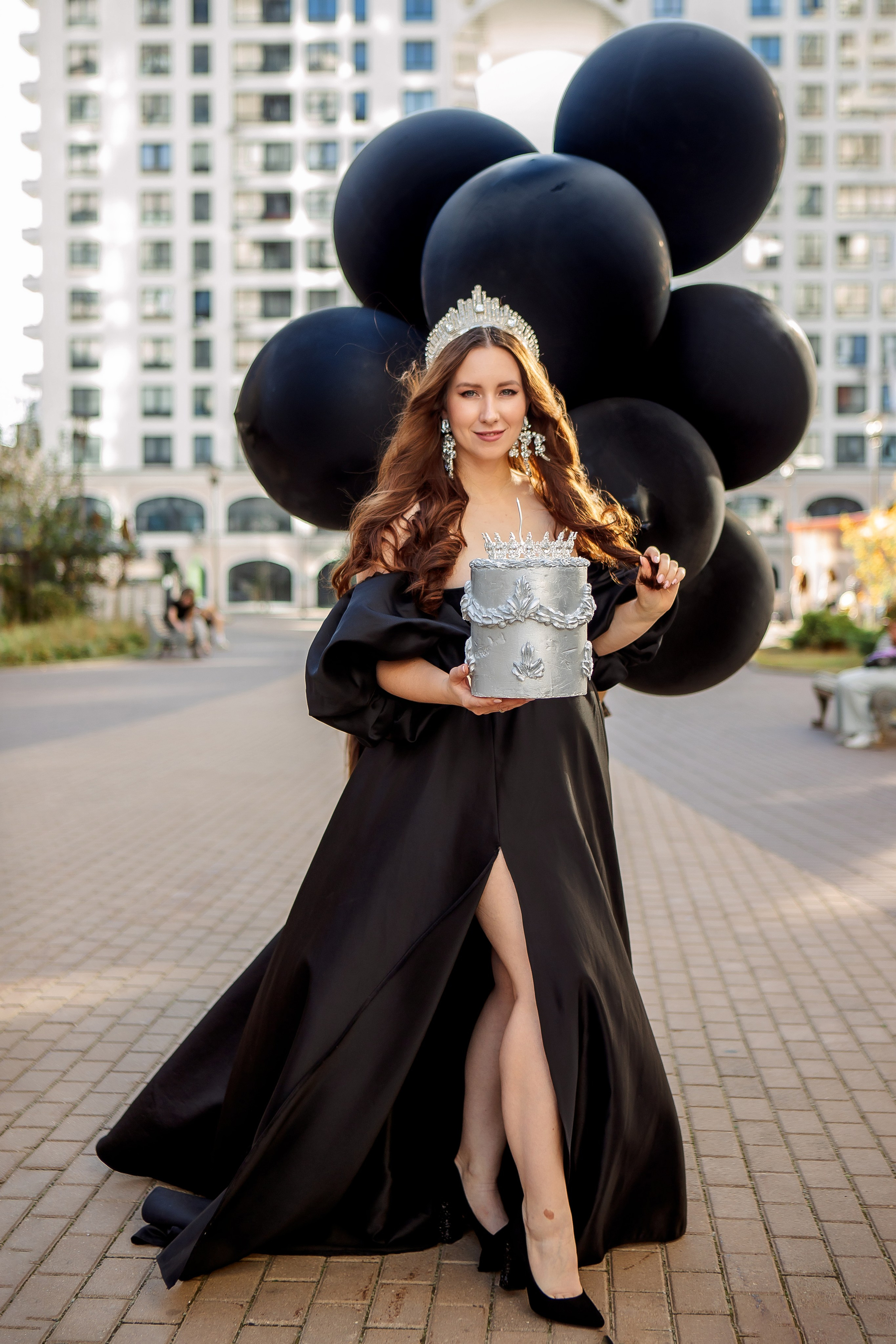 Екатерина. Прогулка с шарами. Семейный детский фотограф. Фотосессия в Минске