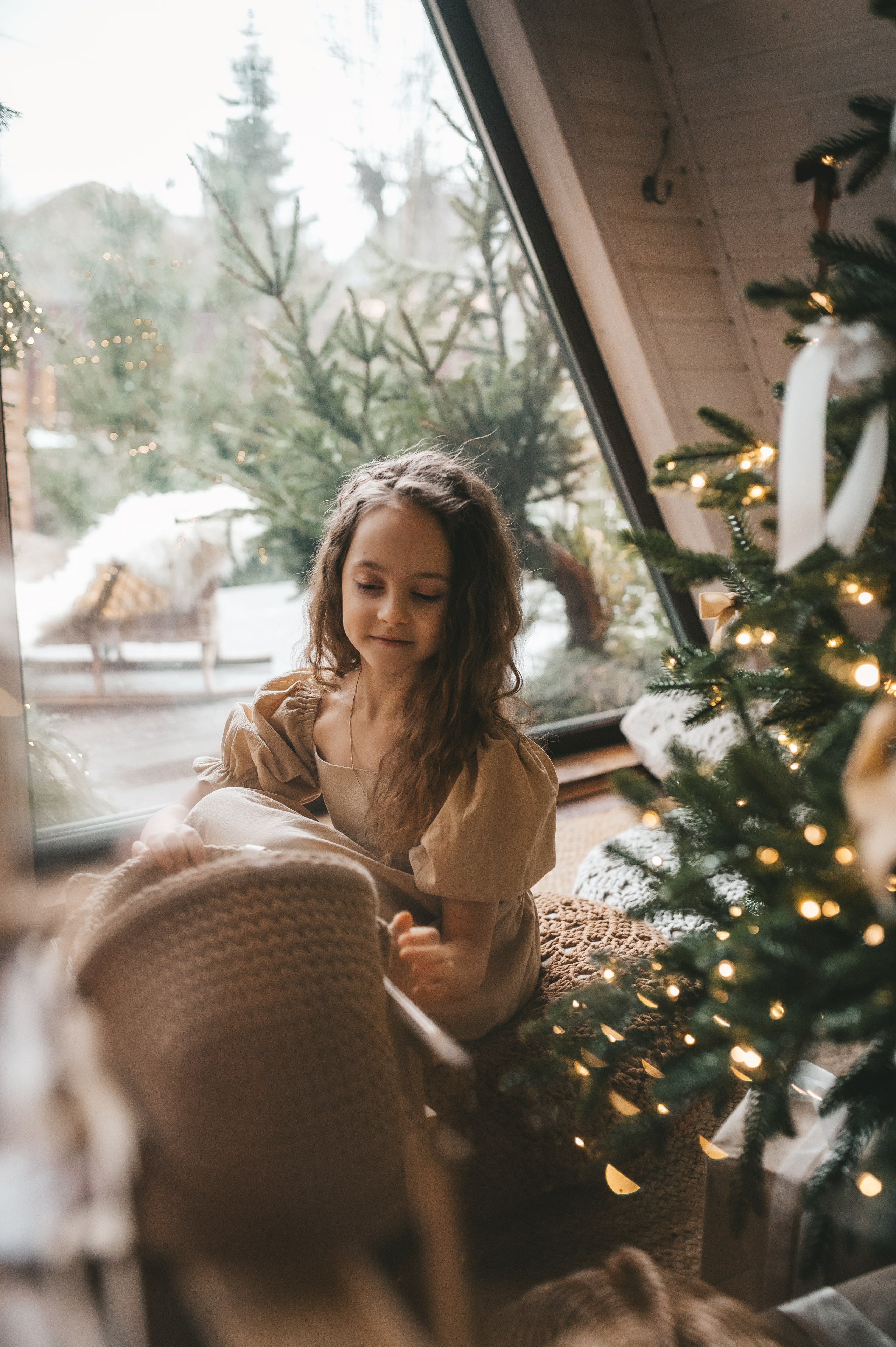 Семейная новогодняя фотосессия в фотодаче Дом Элли г. Пушкино. Семейный и детский фотограф в Сергиев Посаде, Хотьково Якимчук Любовь