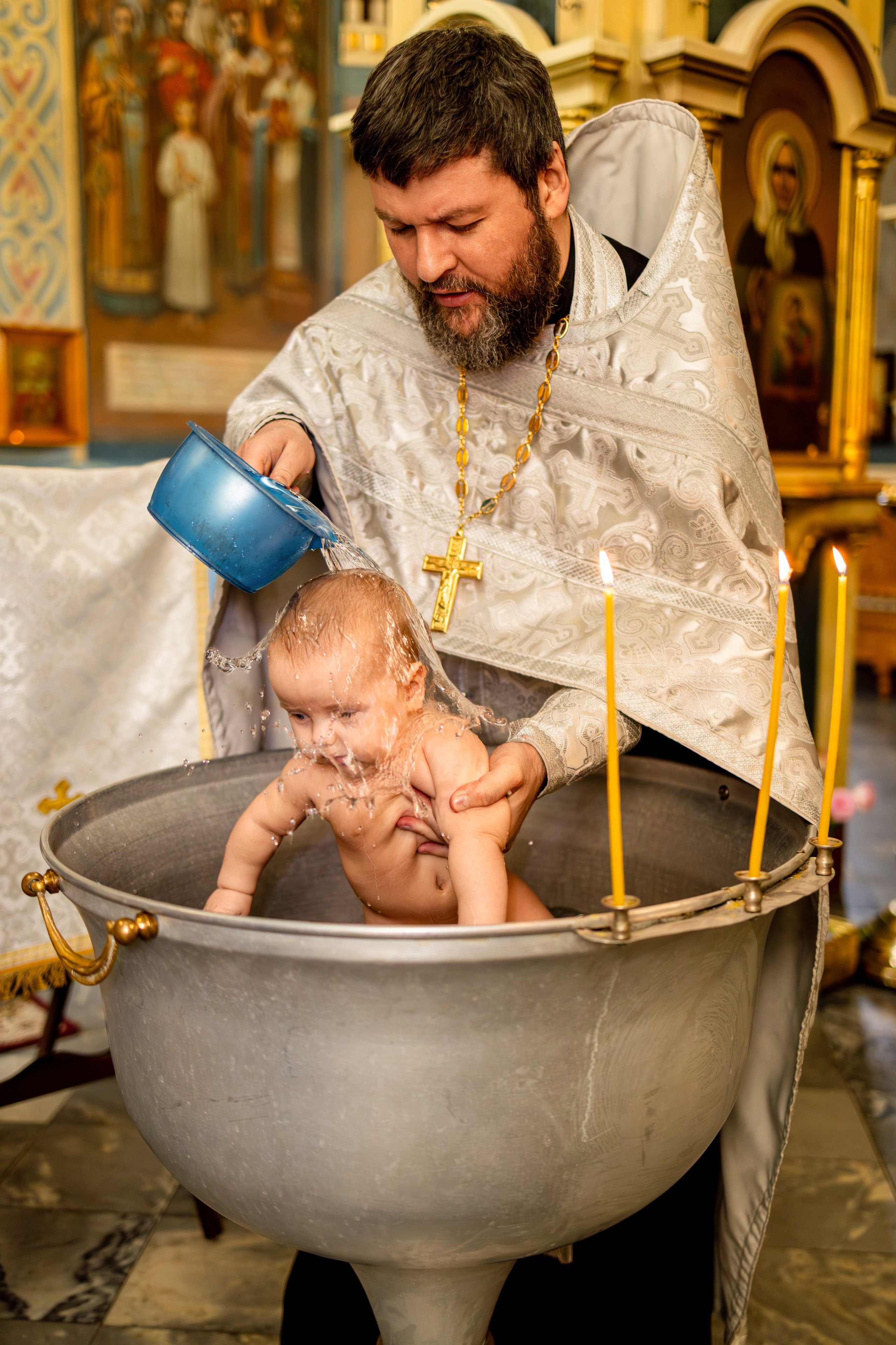 Крещение Ника. Фотограф Виктория Кравец