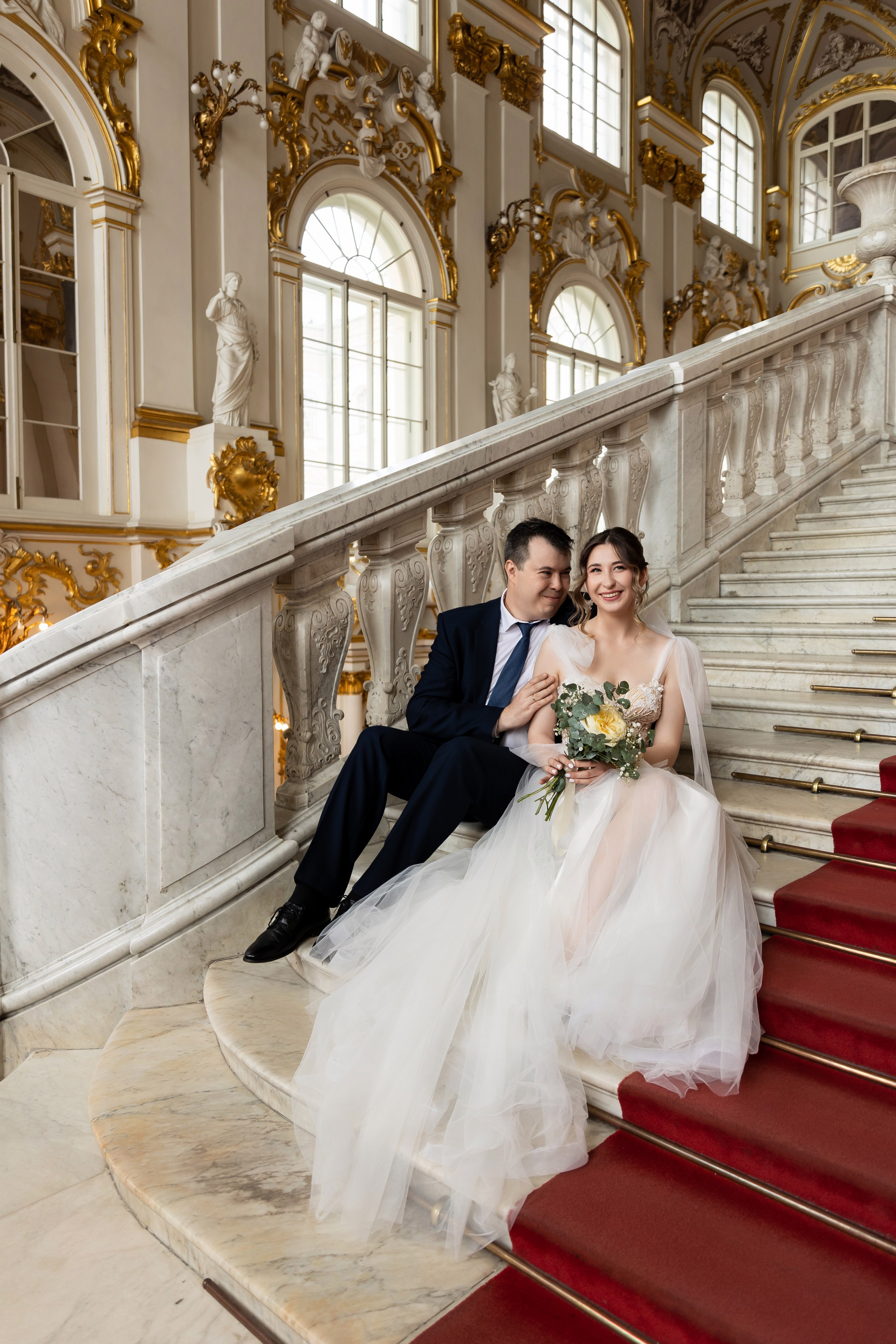 Свадебная фотосессия в Эрмитаже. Семейный и свадебный фотограф в Санкт-Петербурге Татьяна Швыкова