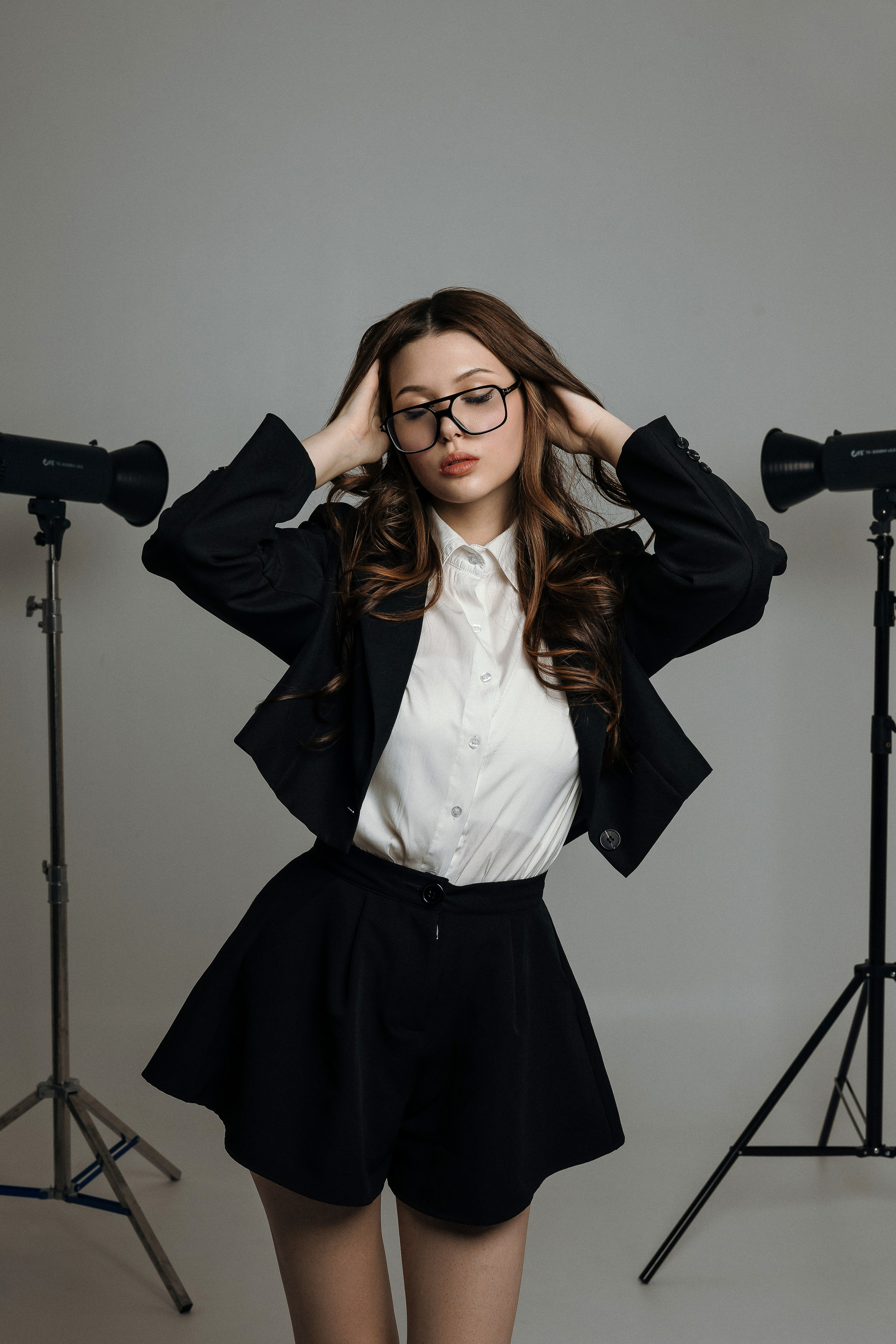 В студии. Асель Мурзина фотограф Казань