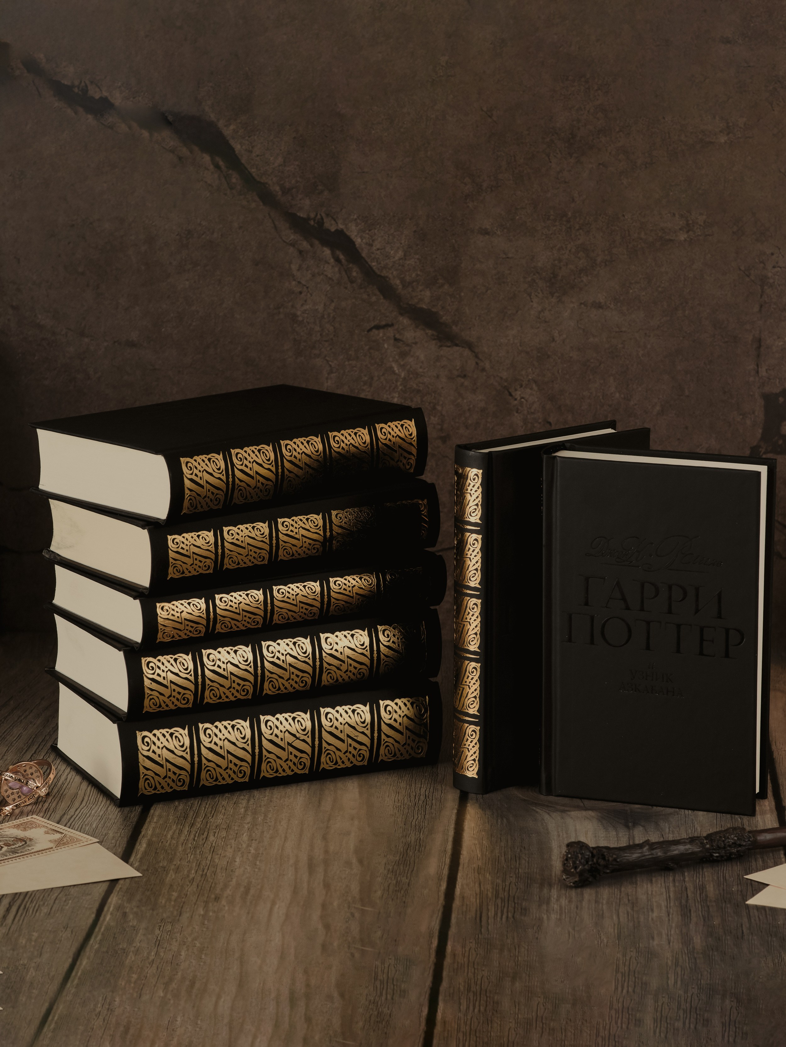 Книги Гарри Поттер. Предметный фотограф, инфографика и видео в Санкт-Петербурге