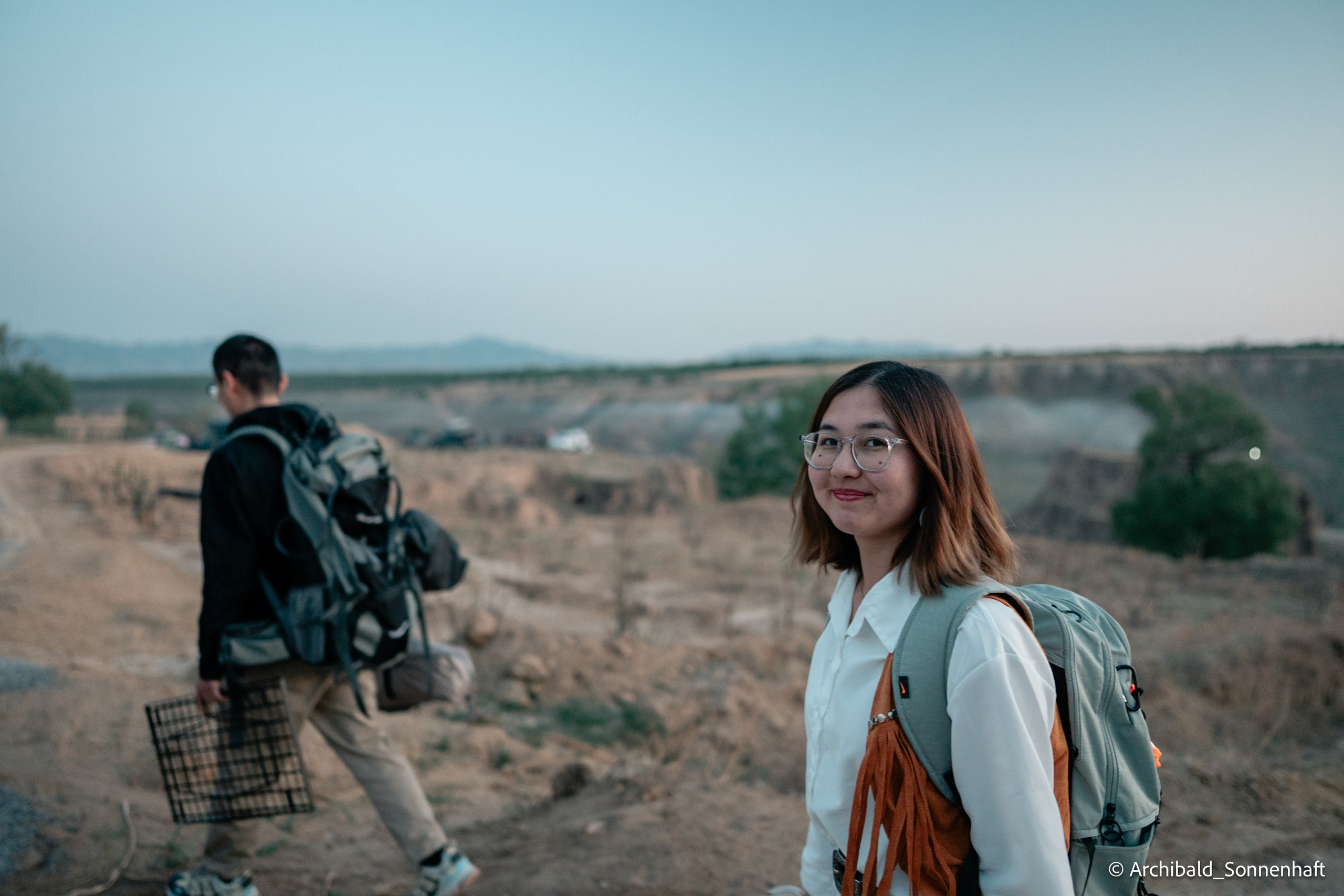 Auto-trip to Datong, Camp. Photographer in Guangzhou, China. Archibald Sonnenhaft