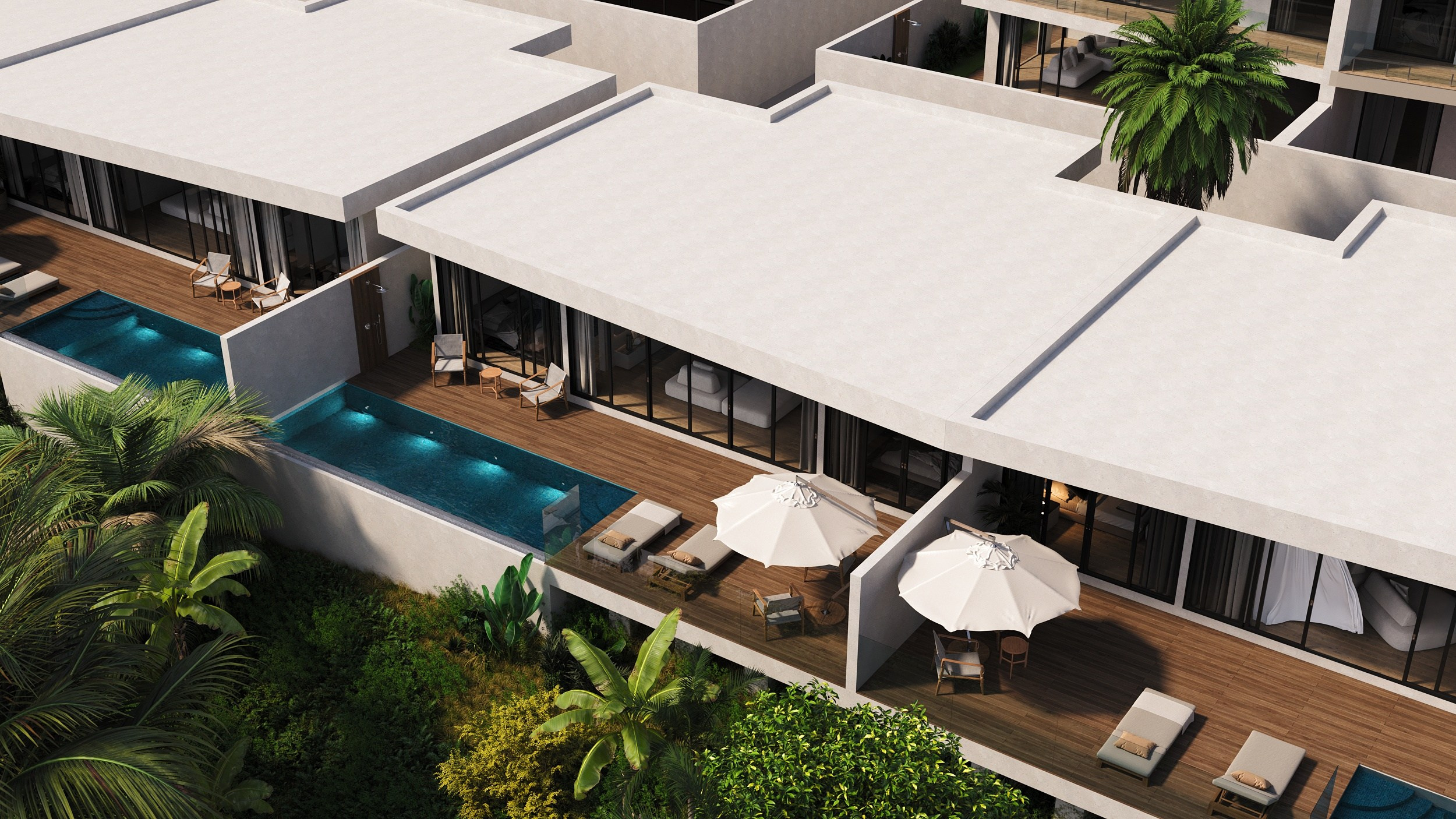 Комплекс из 10 вилл на Бали. Евгений Пырков — 3d визуализатор интерьеров и экстерьеров России