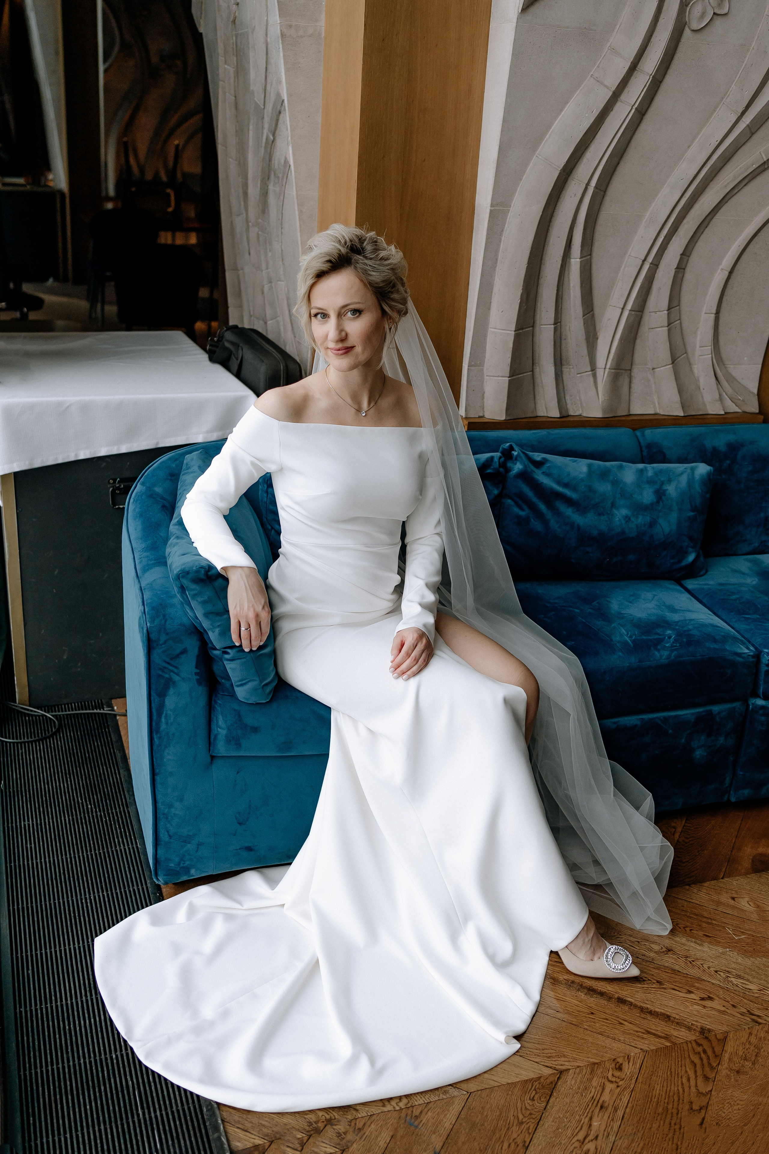 Регистрация брака и фотосессия в ресторане Birds, Башня Око. Свадебный фотограф Москва — Сергей и Татьяна