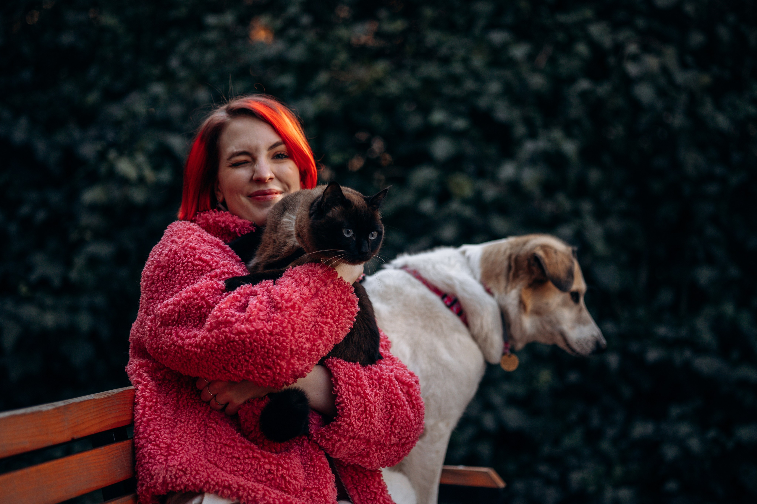 Саша и ее хвосты. Фотограф — Анималист | Санкт-Петербург