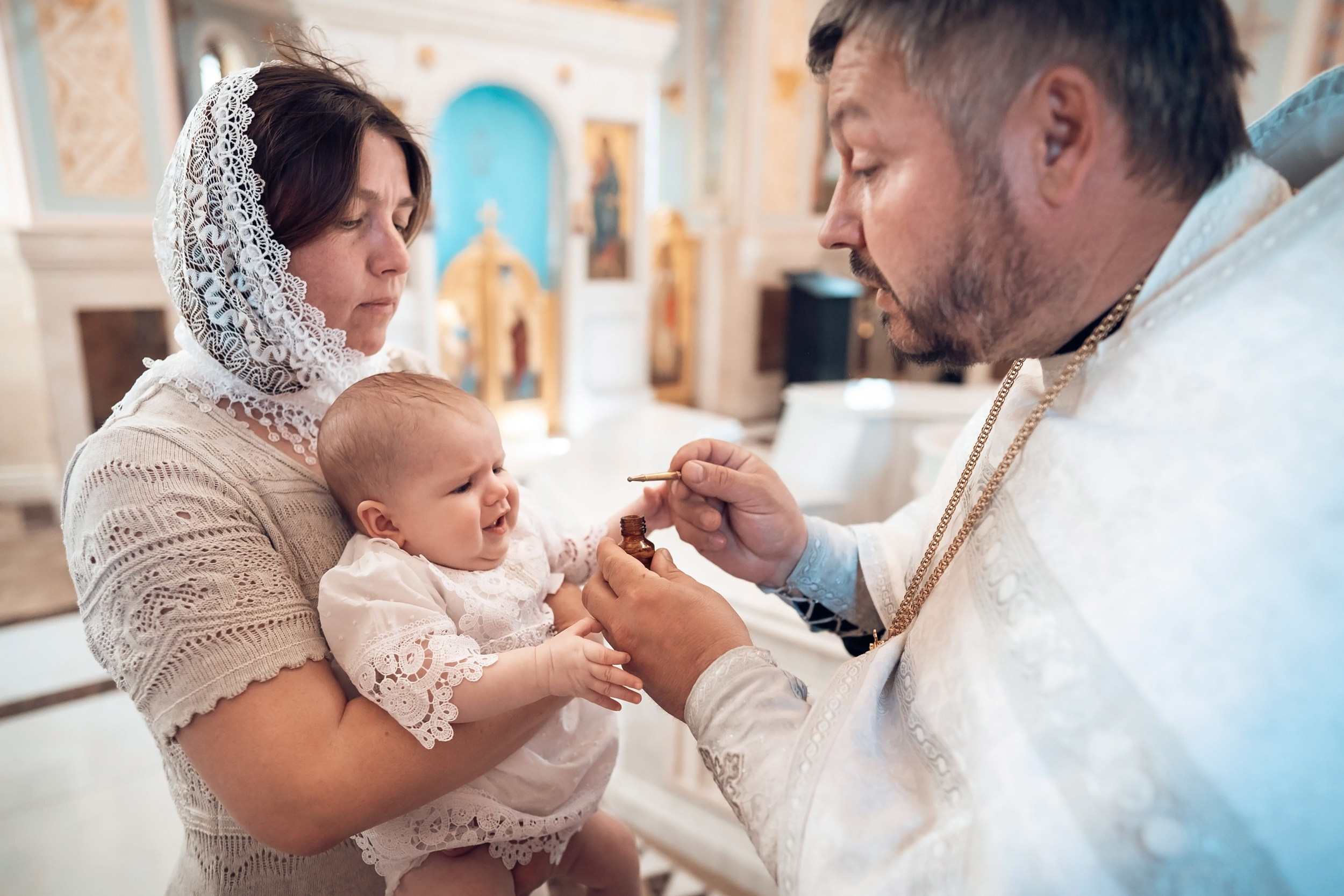 Крещение в Александро-Невском соборе Симферополь. Церковный фотограф Севастополь