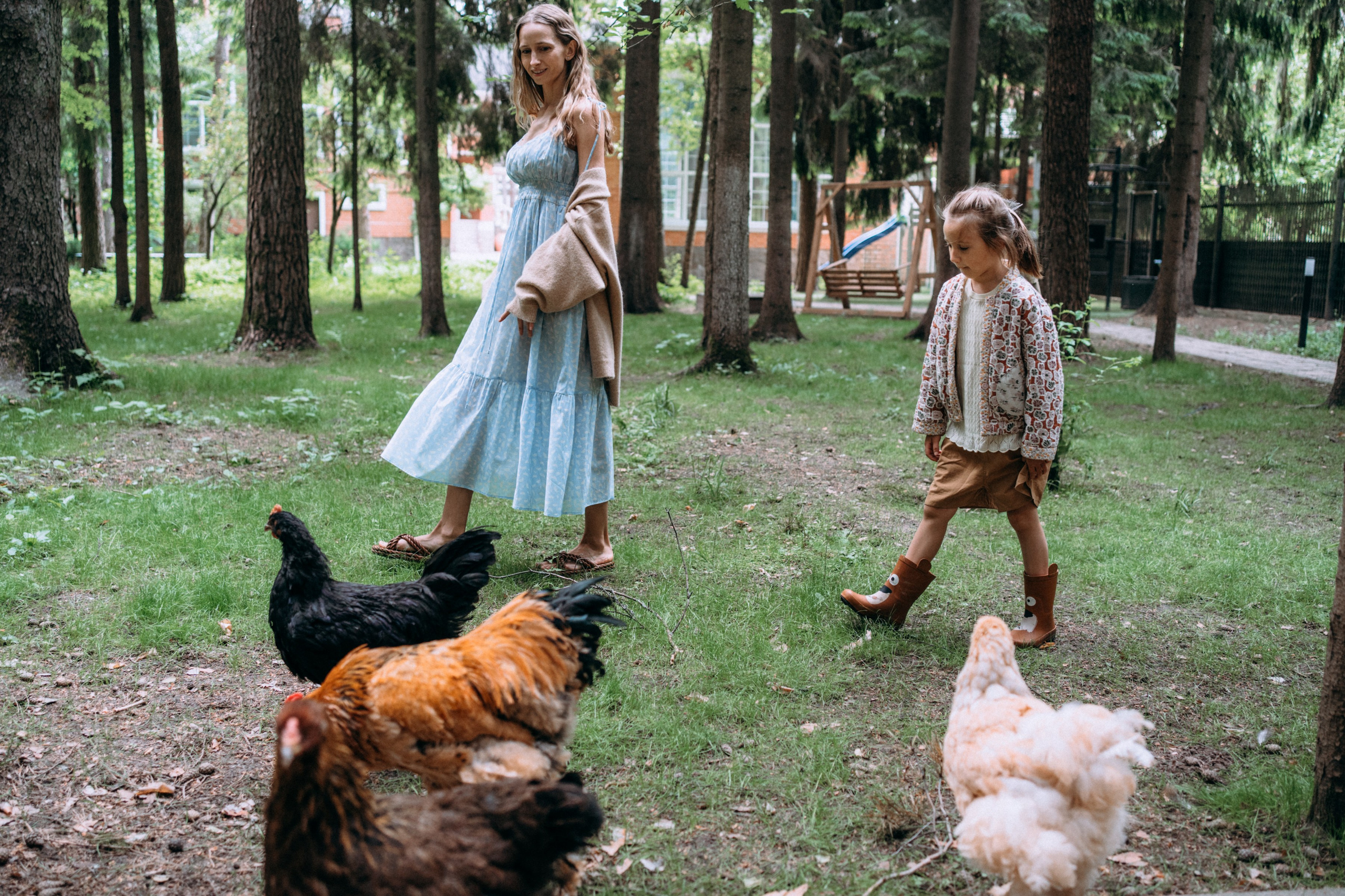 Дети. Курицы. Теплица. СТИЛЬ. Семейный и детский фотограф и видеограф в Москве, Серпухове и Тарусе Валерия Сорокина