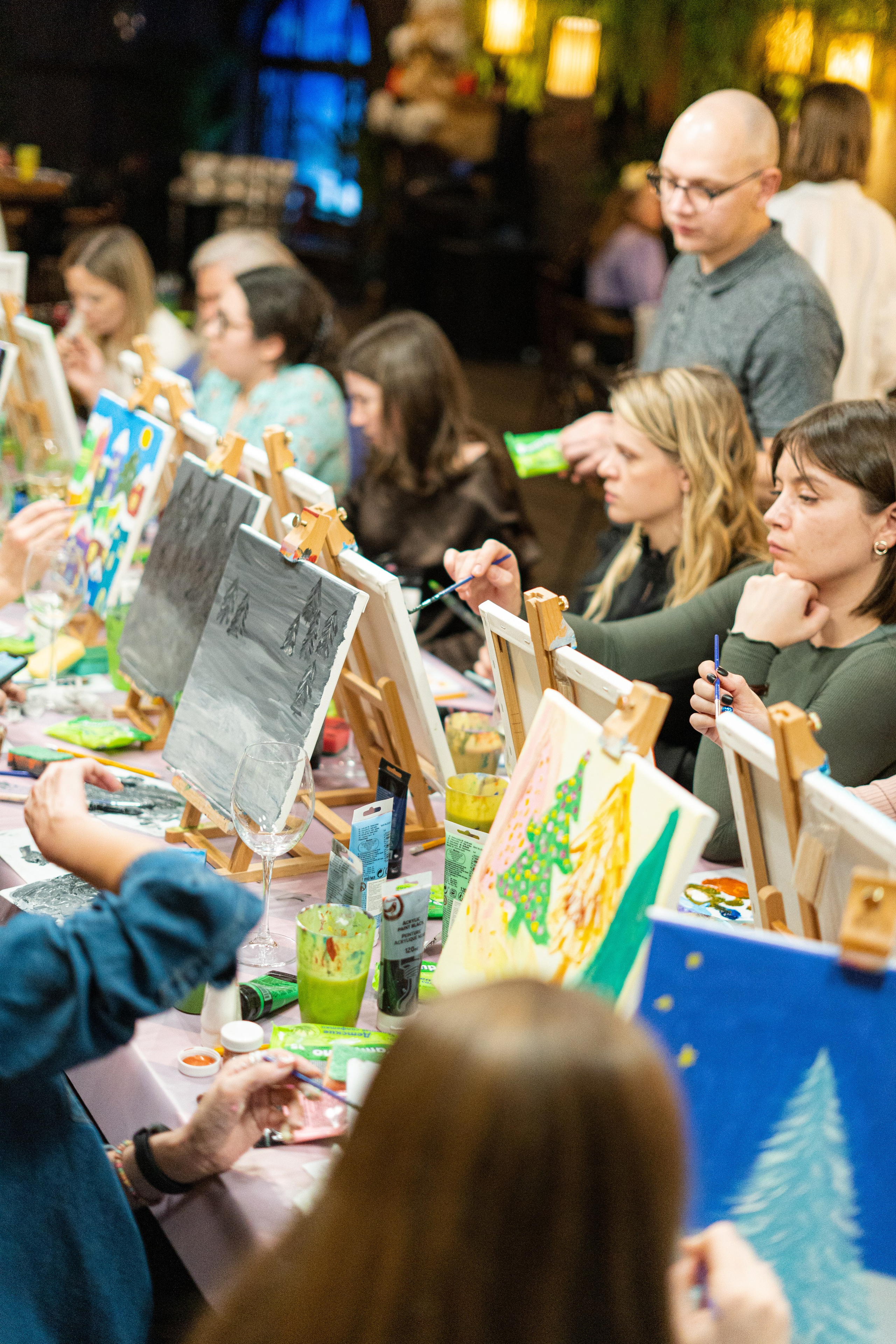 Корпоратив Teach Me Art 2. Портретный фотограф в Москве и Санкт-Петербурге Арина Чех
