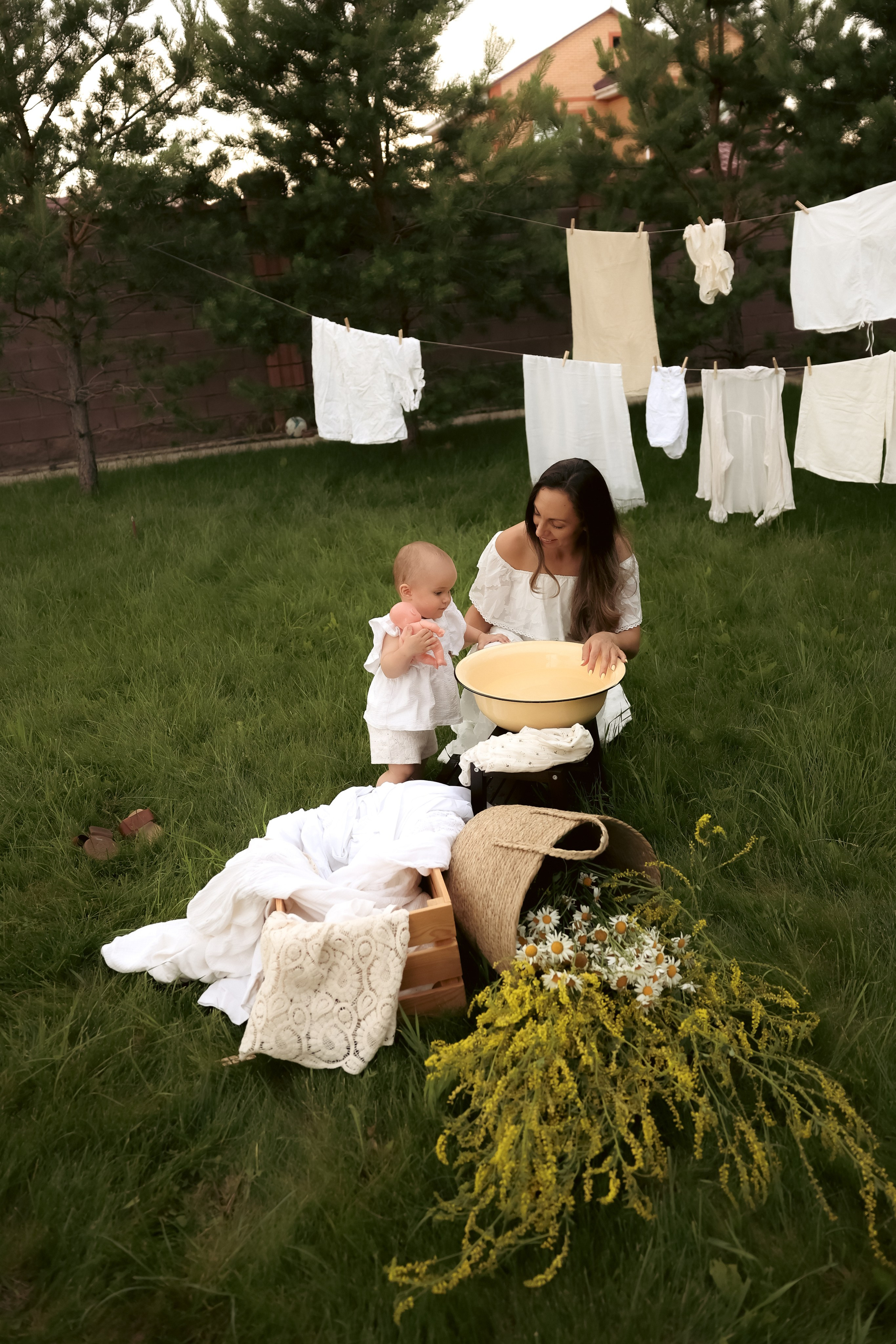 Большая стирка. Ваш семейный newborn и lifestyle фотограф в СПБ Наталья Журавлева