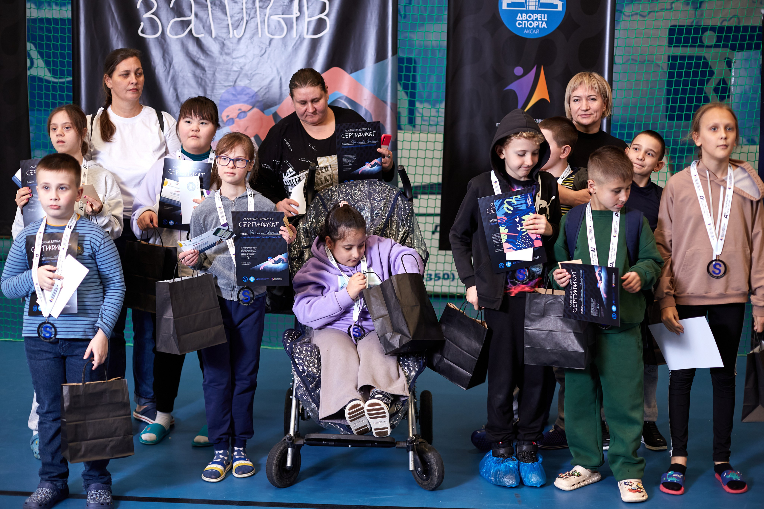 Особенный заплыв, Аксай, дворец спорта. Фотограф Зиновьев Михаил. Фотограф Зиновьев Михаил