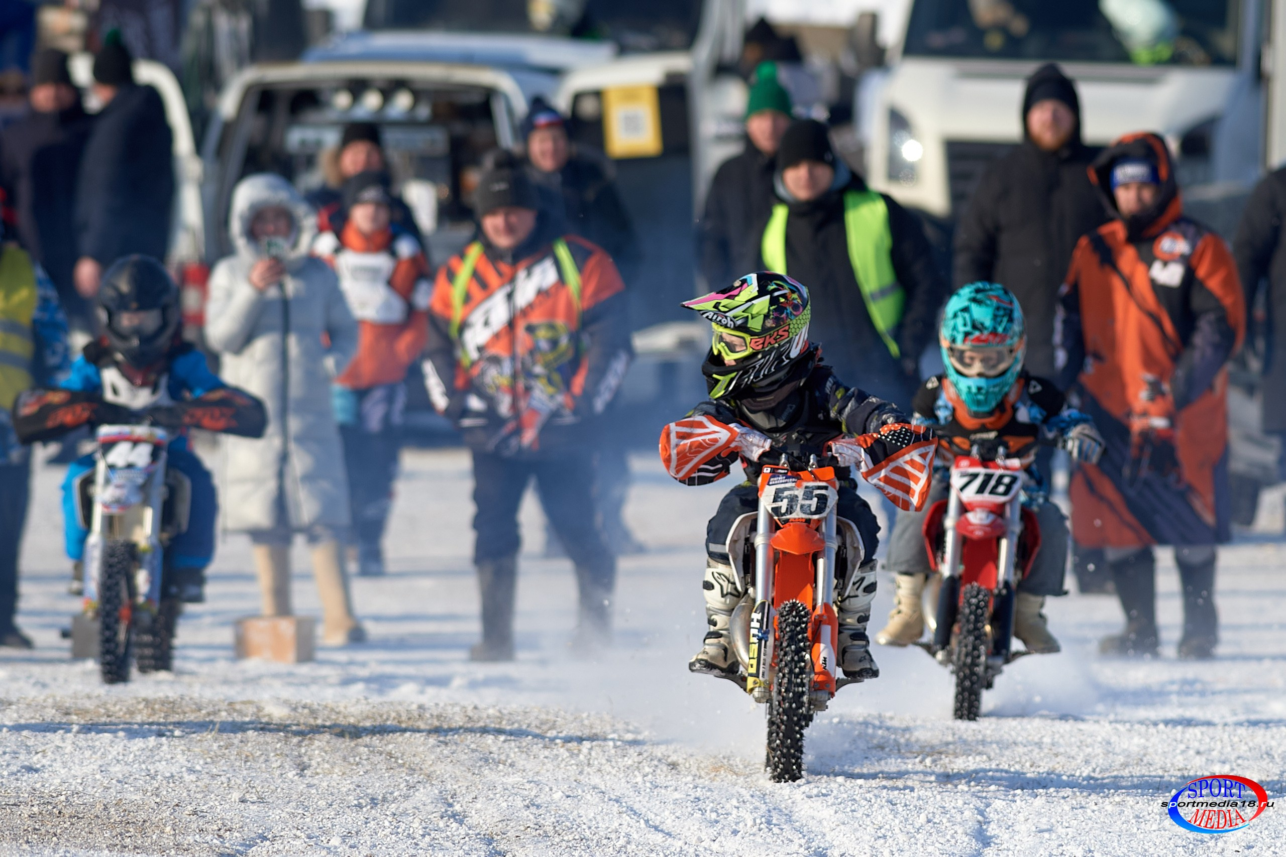3 этап Кубка Удмуртской Республики по мотокроссу. Воткинск 23.02.2025. Спортивный репортажный фотограф в Ижевске Сергей Мерзляков