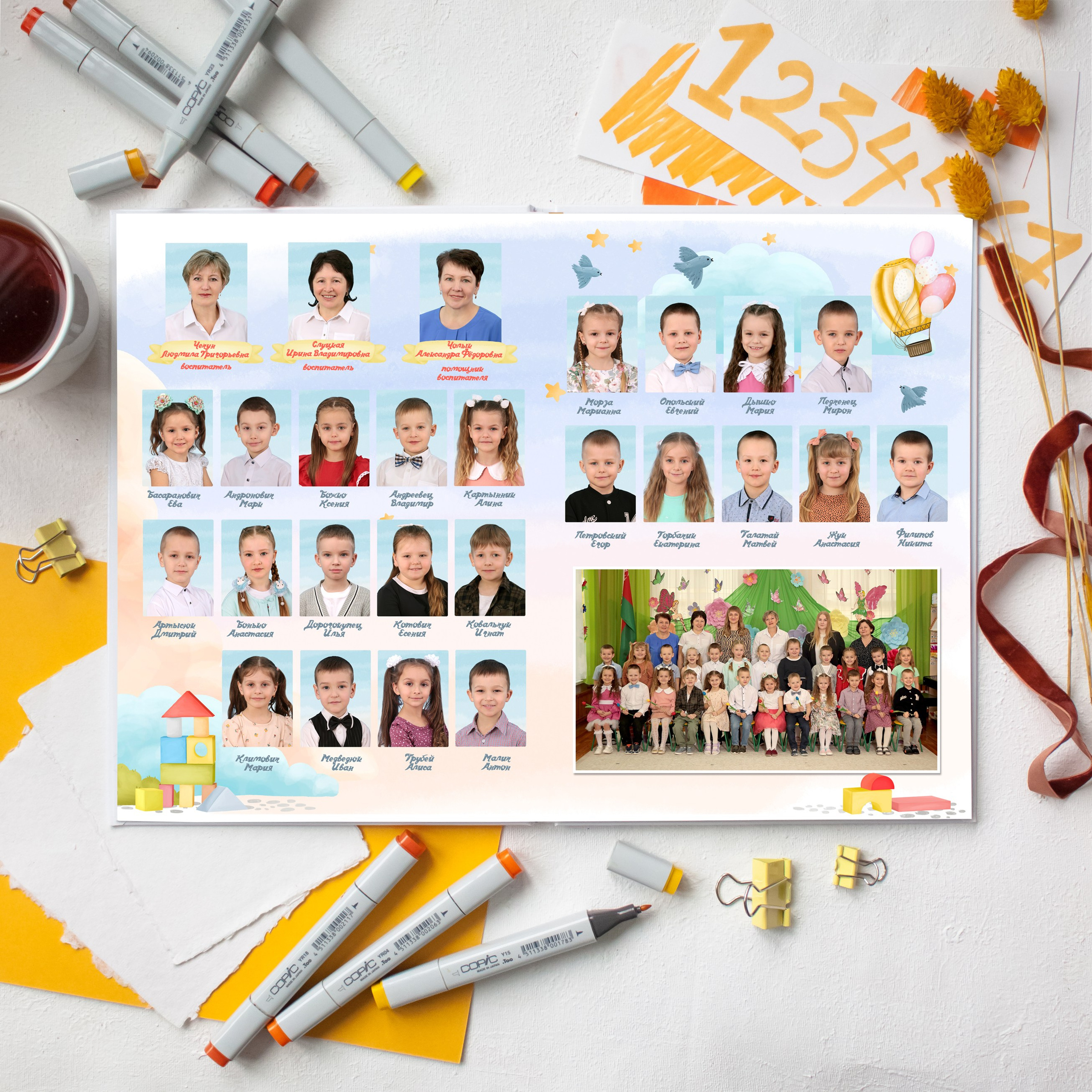 4 разворота_дс. Семейный и детский фотограф в Пинске Марина Русина