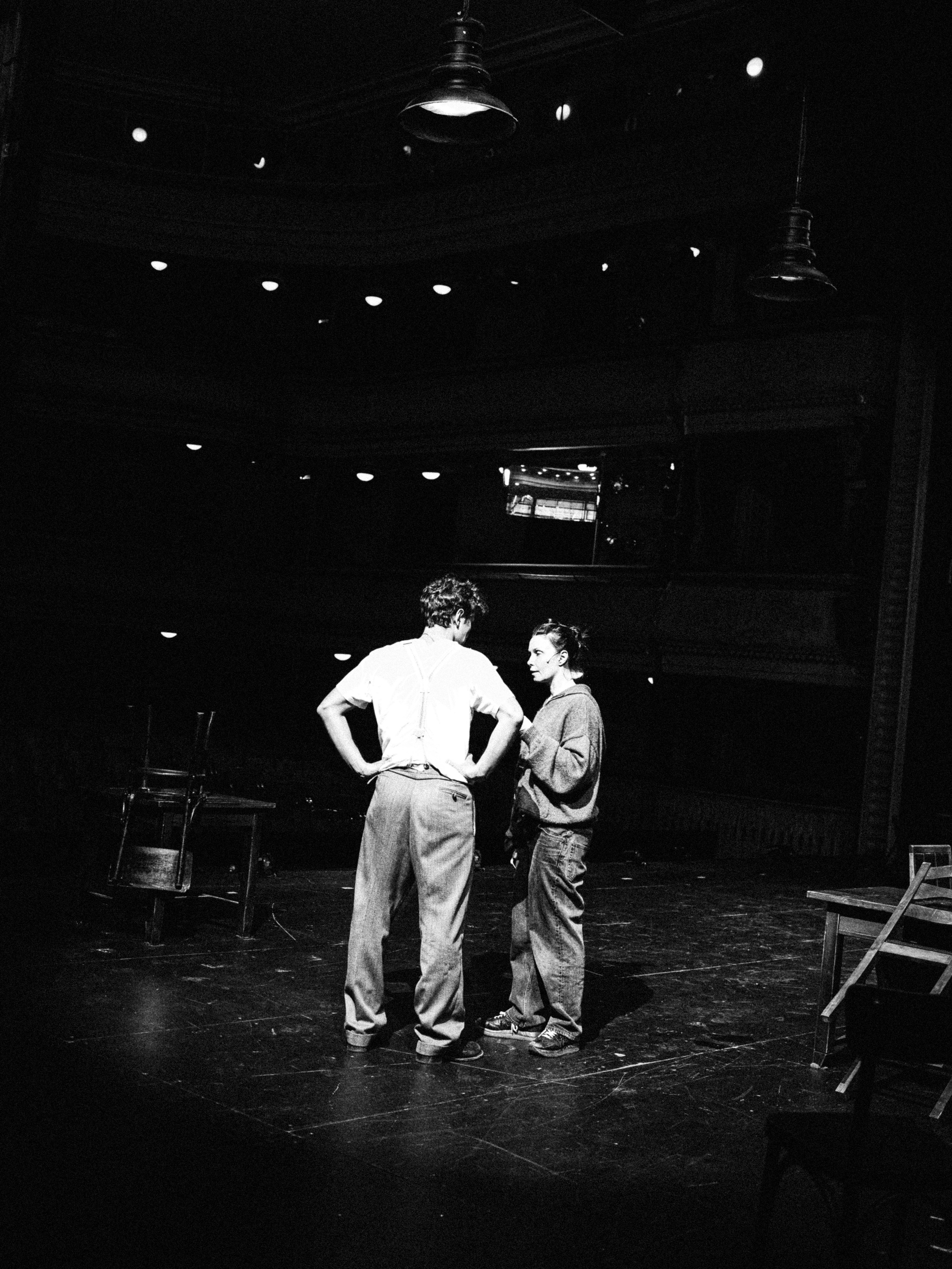 Theatre backstages. Portrait and backstage photographer Nina Crane