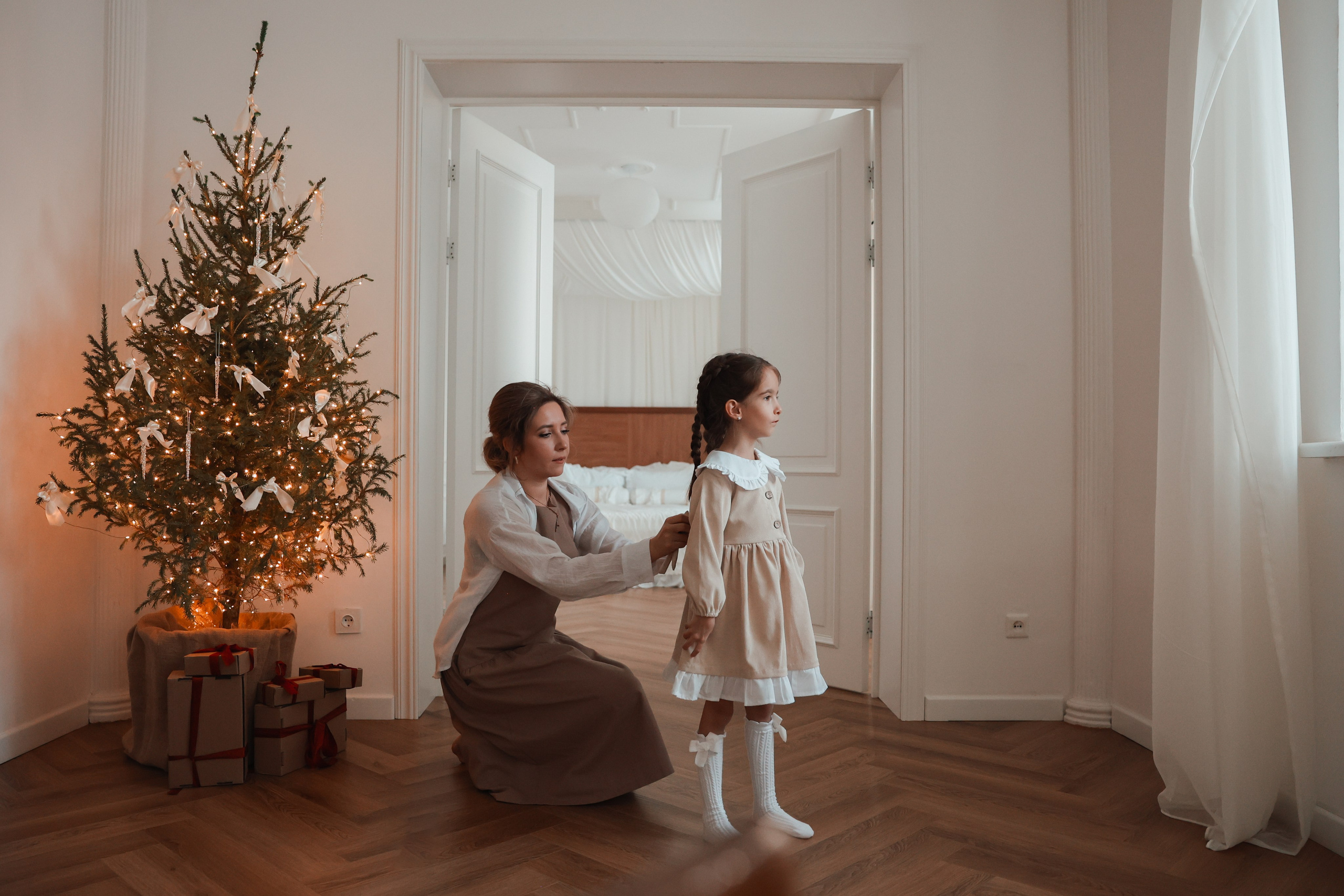 Рождественская история. Яна и Ева. Ваш семейный newborn и lifestyle фотограф в СПБ Наталья Журавлева