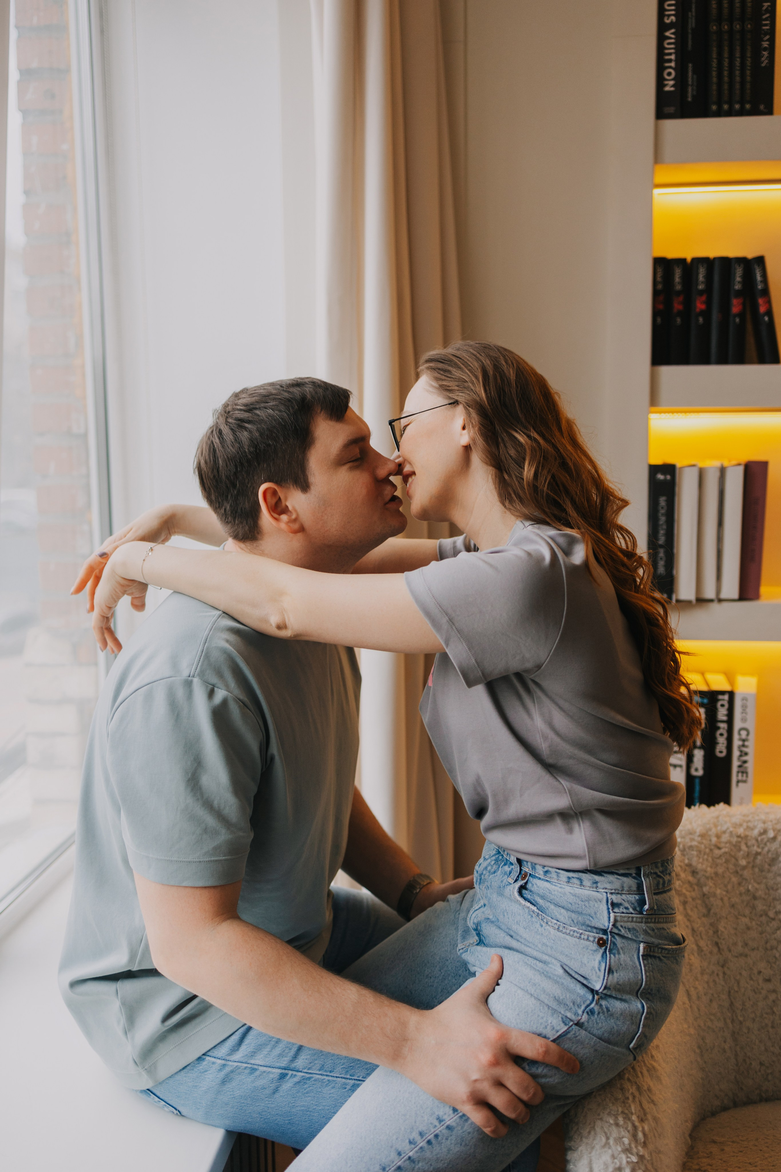 Большая семья. Домашняя фотосессия