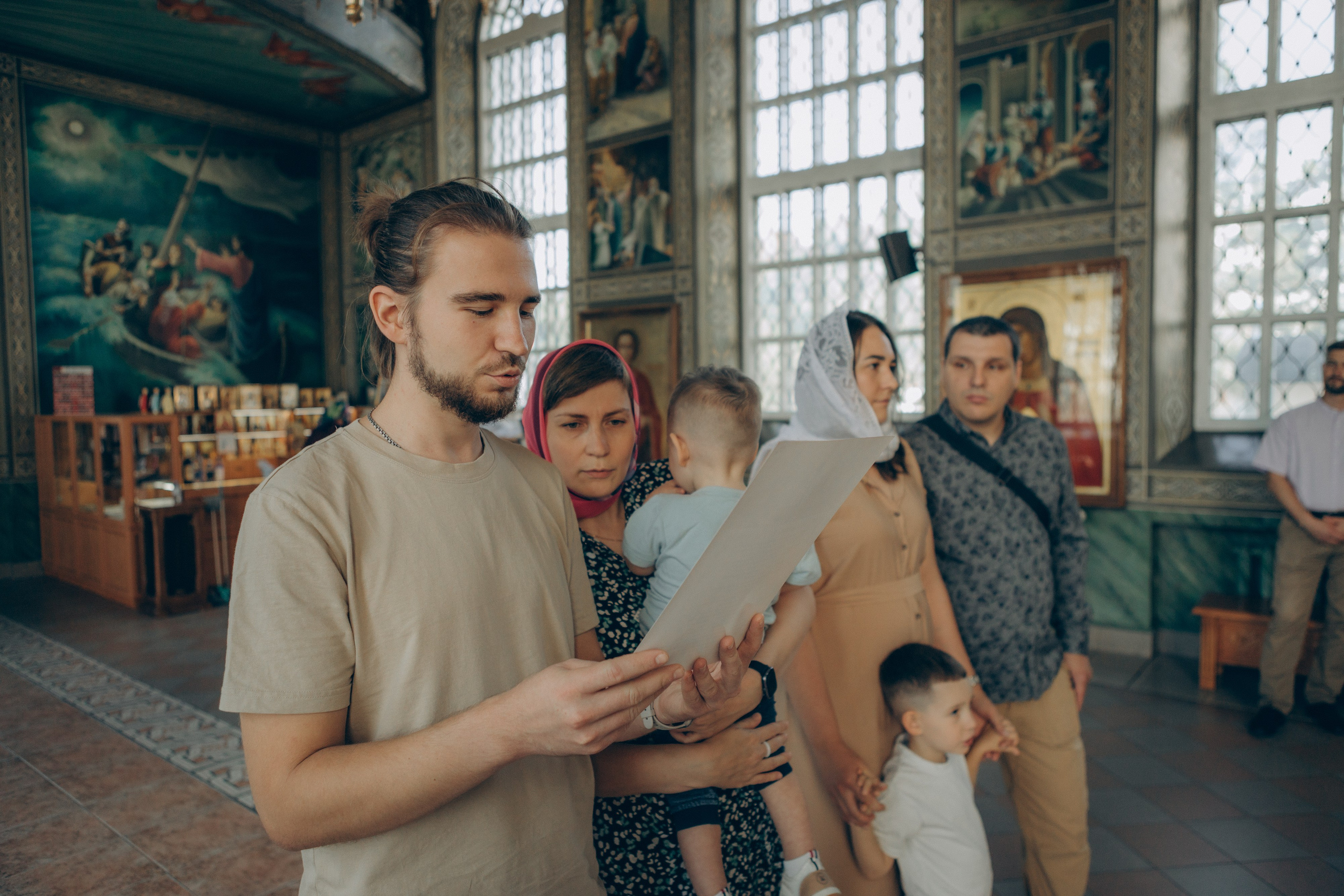 Крещение Николая и Даниила. Семейный фотограф и фотограф на роды в Ростове-на-Дону Мухина Виктория
