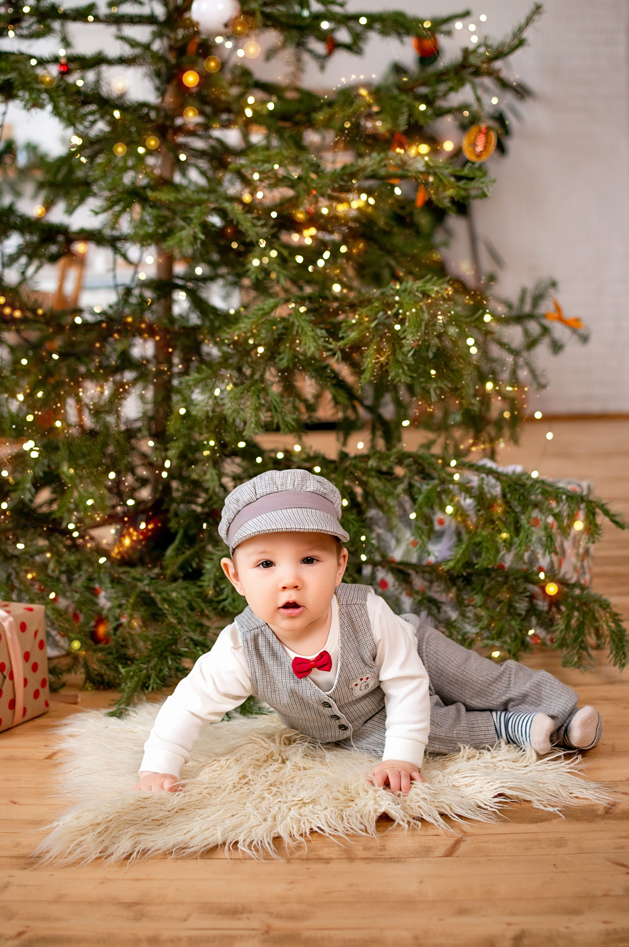 Новогодняя семейная фотосессия в Краснодаре 2023-2024. Фотограф новорожденных Краснодар Малышенко Надежда