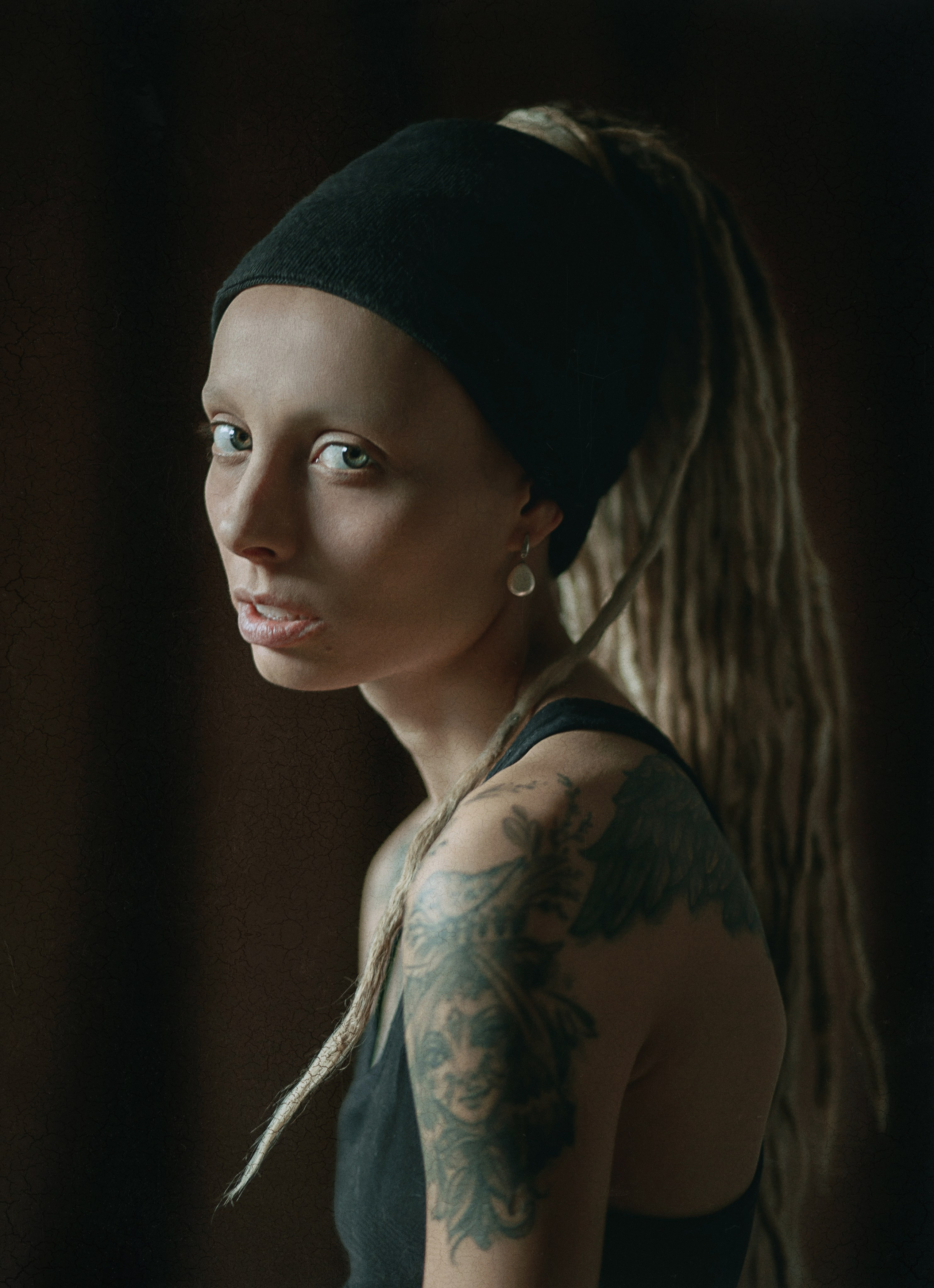 Фотография в стиле картины Яна Вермеера "Девушка с жемчужной серёжкой".
