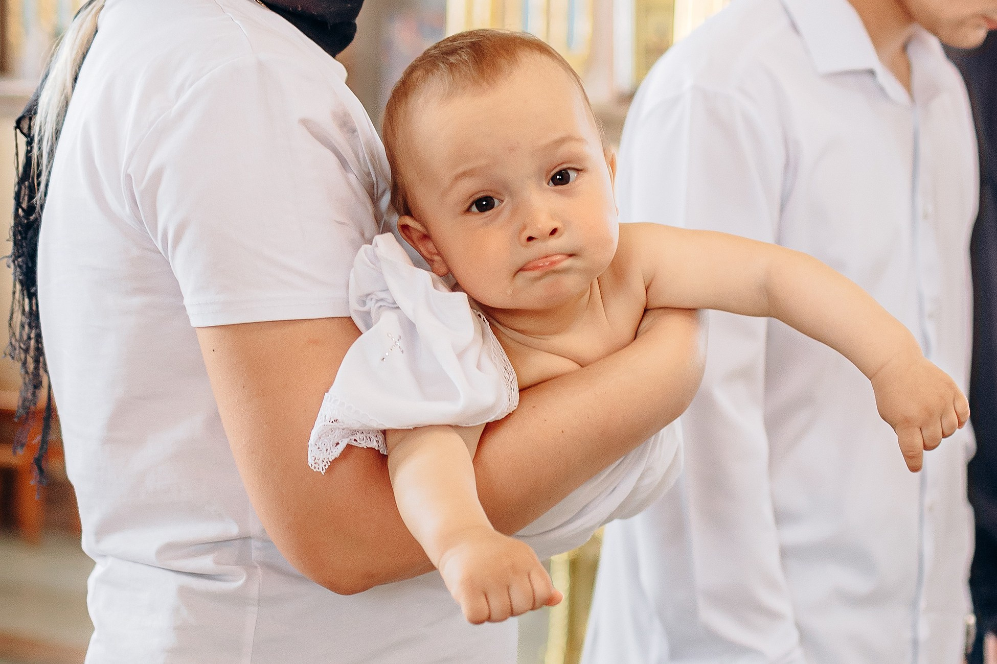 Таинство крещения Руслана. Семейный фотограф в Пензе Мария Левина