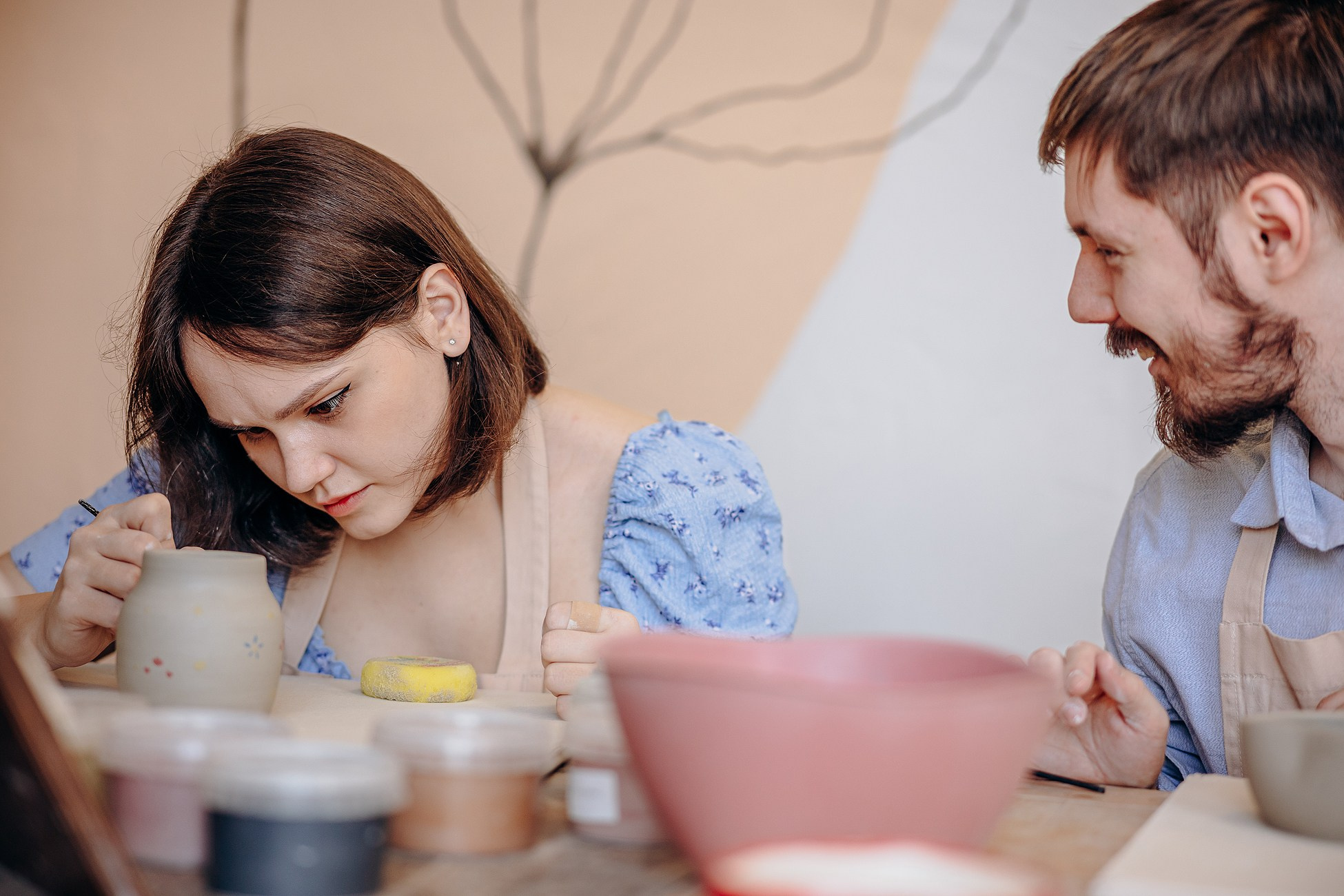 Свидание в гончарной мастерской. Семейный фотограф в Пензе Мария Левина