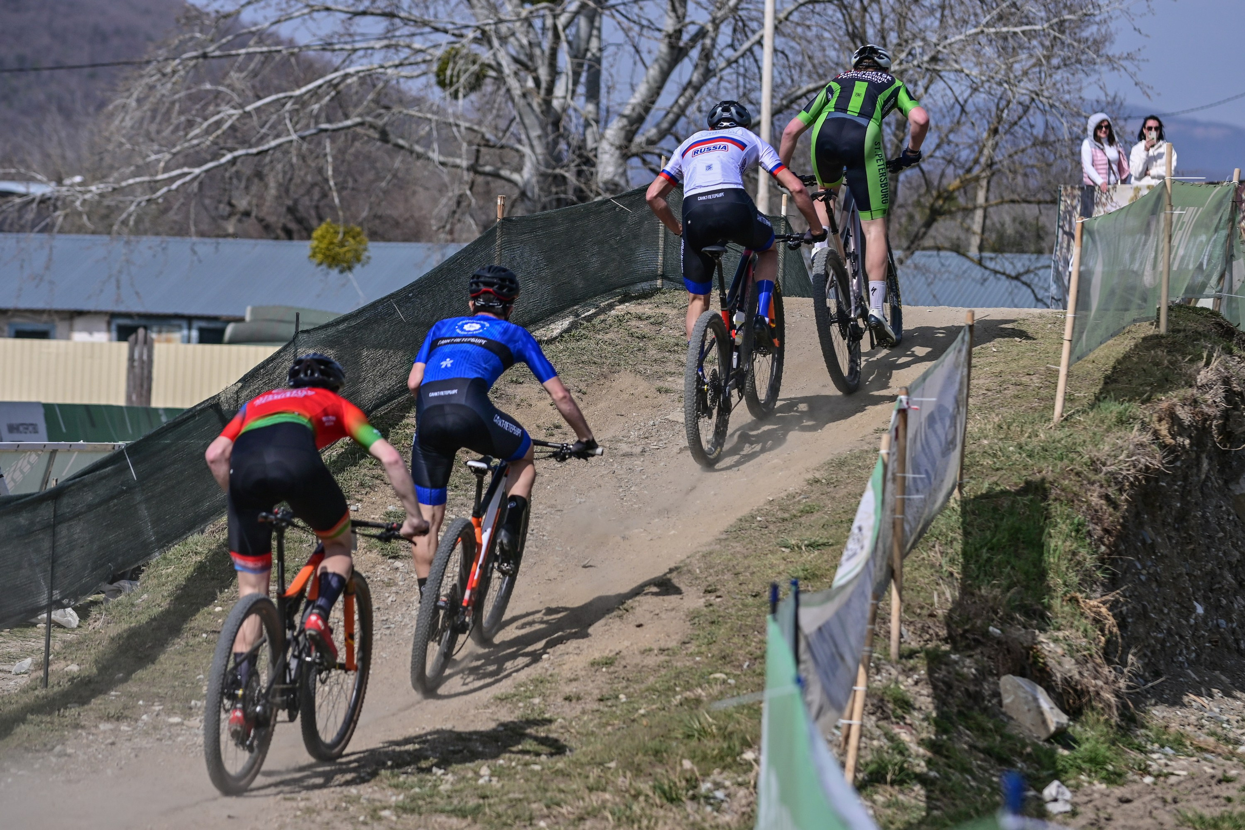 Маунтинбайк, кросс-кантри в Архипо-Осиповке 16 марта 2025. Спортивный фотограф, фотожурналист Павел Ларькин