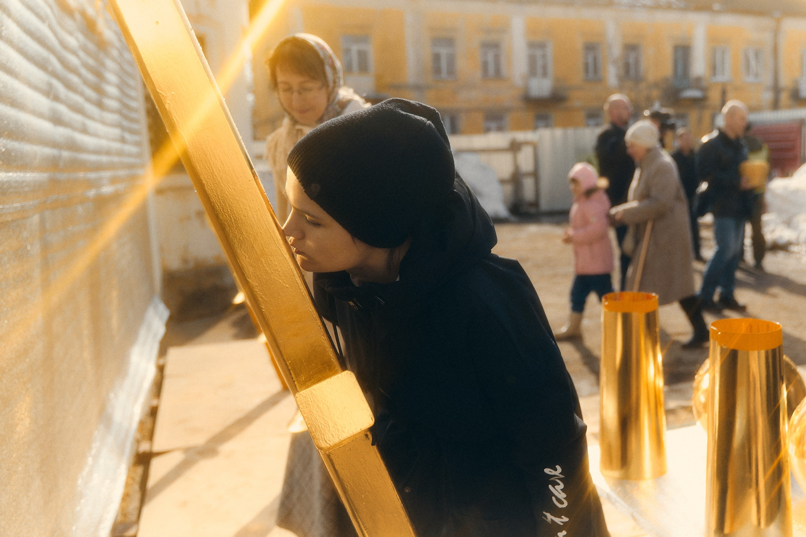 Освящены четыре накупольных креста для Георгиевской церкви в Торжке