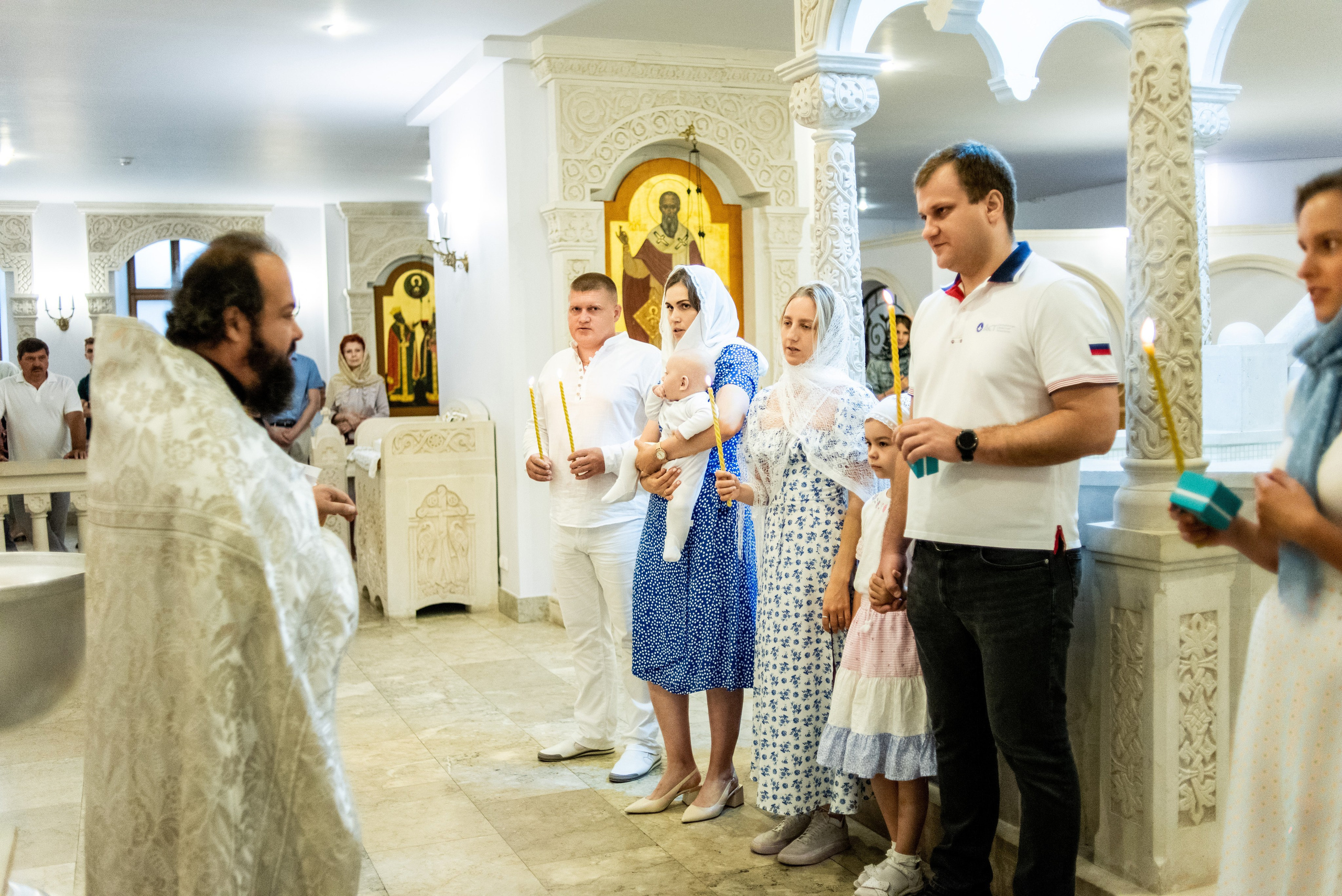 Крещении Ксении. Фотограф Юлия Попова