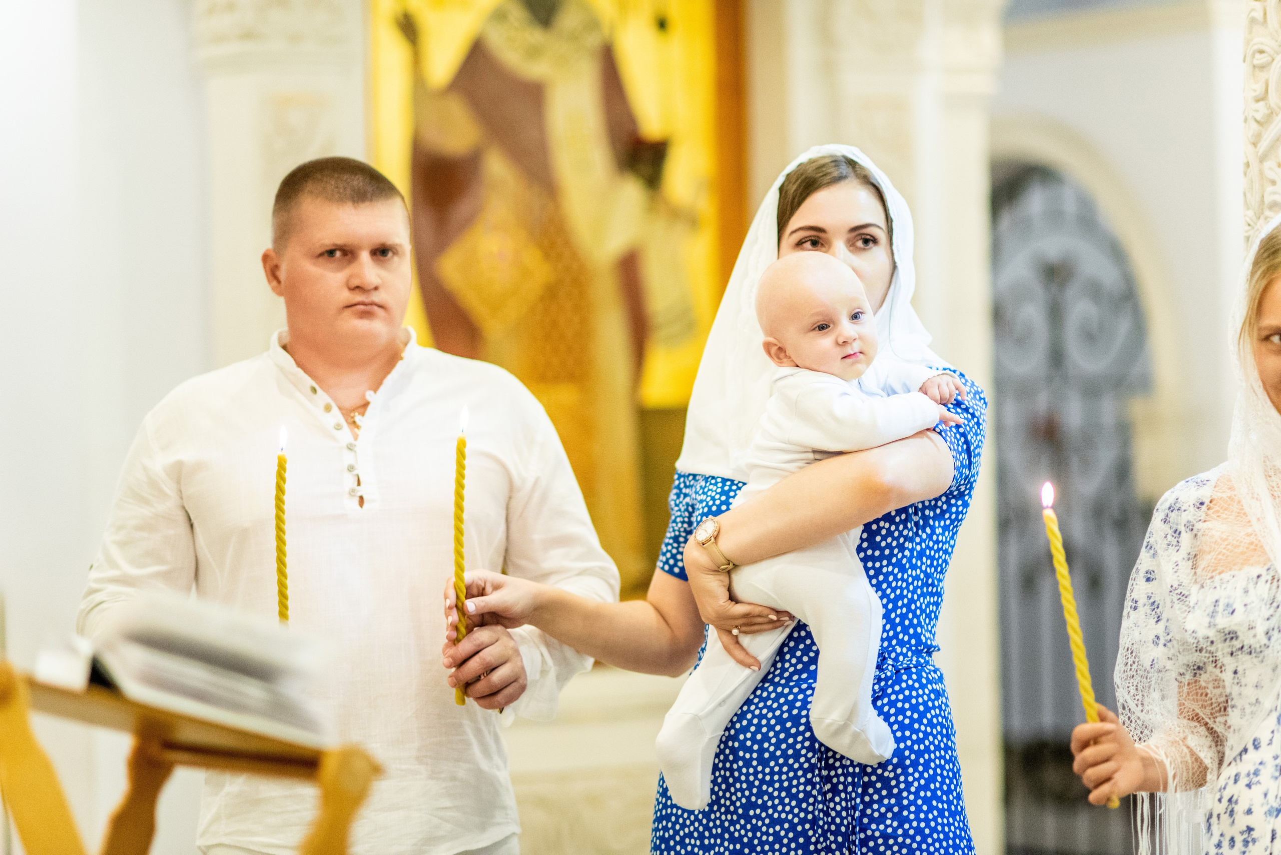 Крещении Ксении. Фотограф Юлия Попова