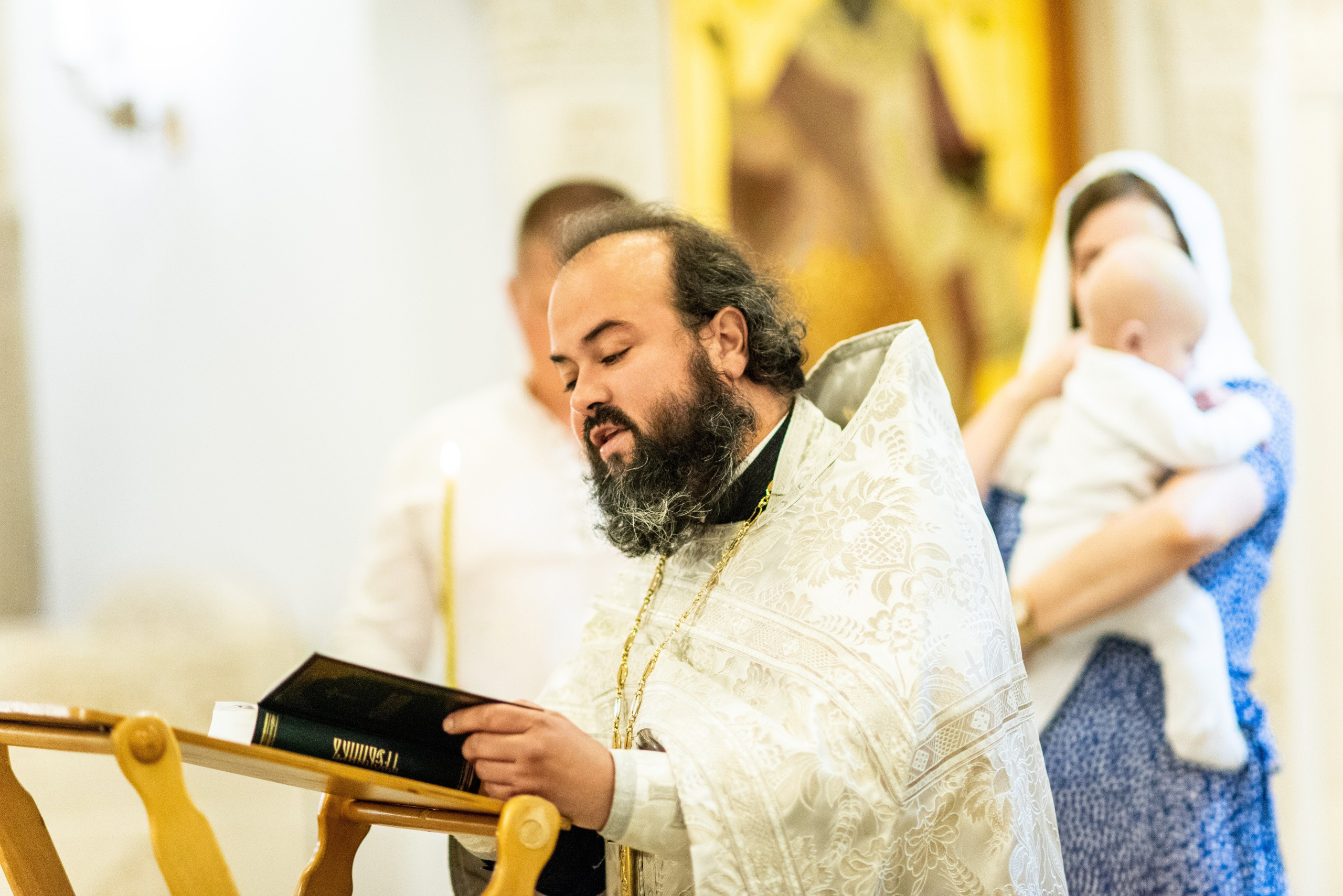 Крещении Ксении. Фотограф Юлия Попова