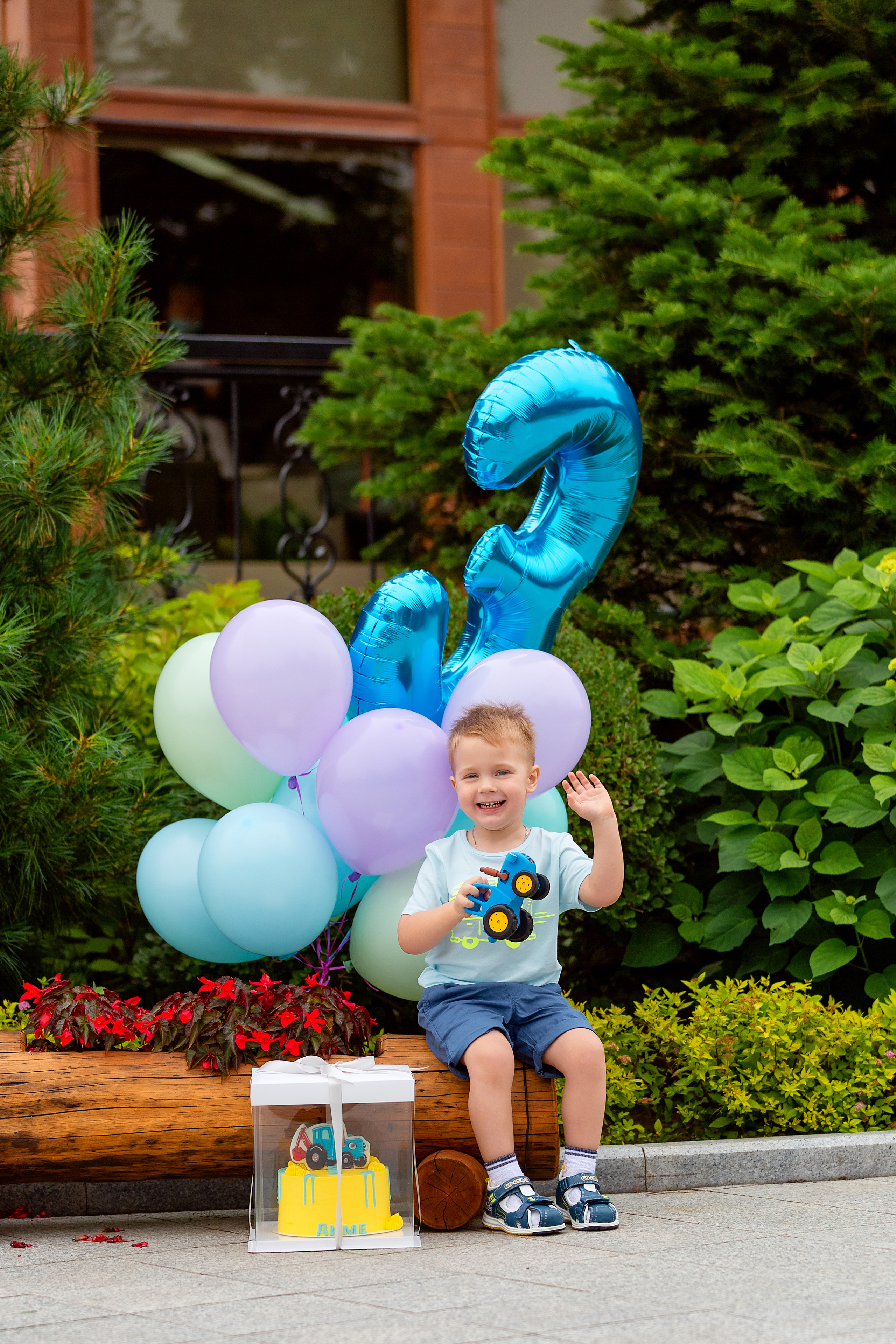 День Рождения. Диме 3 года. Стильный выпускной альбом Владивосток фотограф Вероника Мигачева