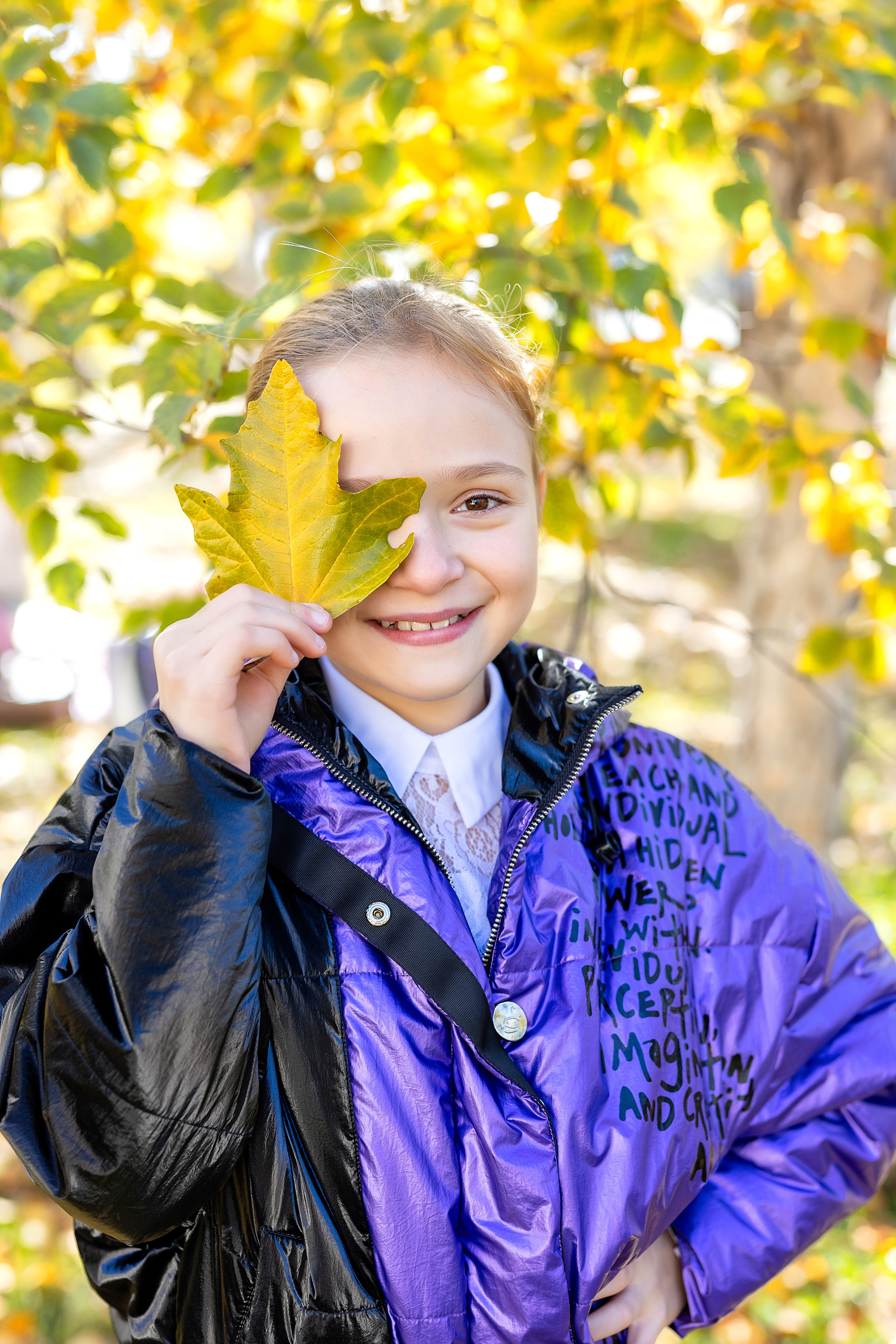 4 класс, Осень. Стильный выпускной альбом Владивосток фотограф Вероника Мигачева