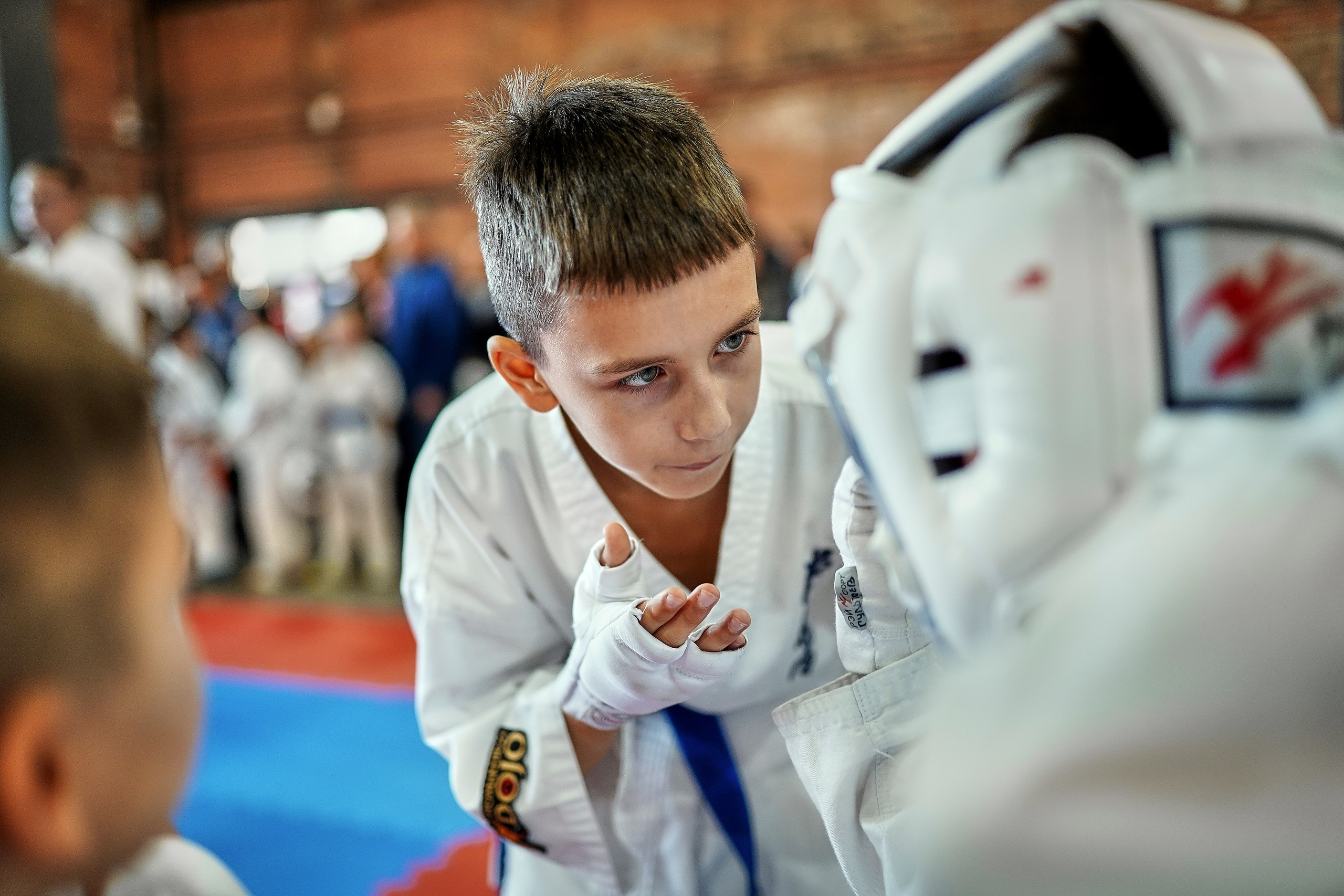 Репортаж детских соревнований киокушин каратэ. Репортажный фотограф Ирина Курманаева