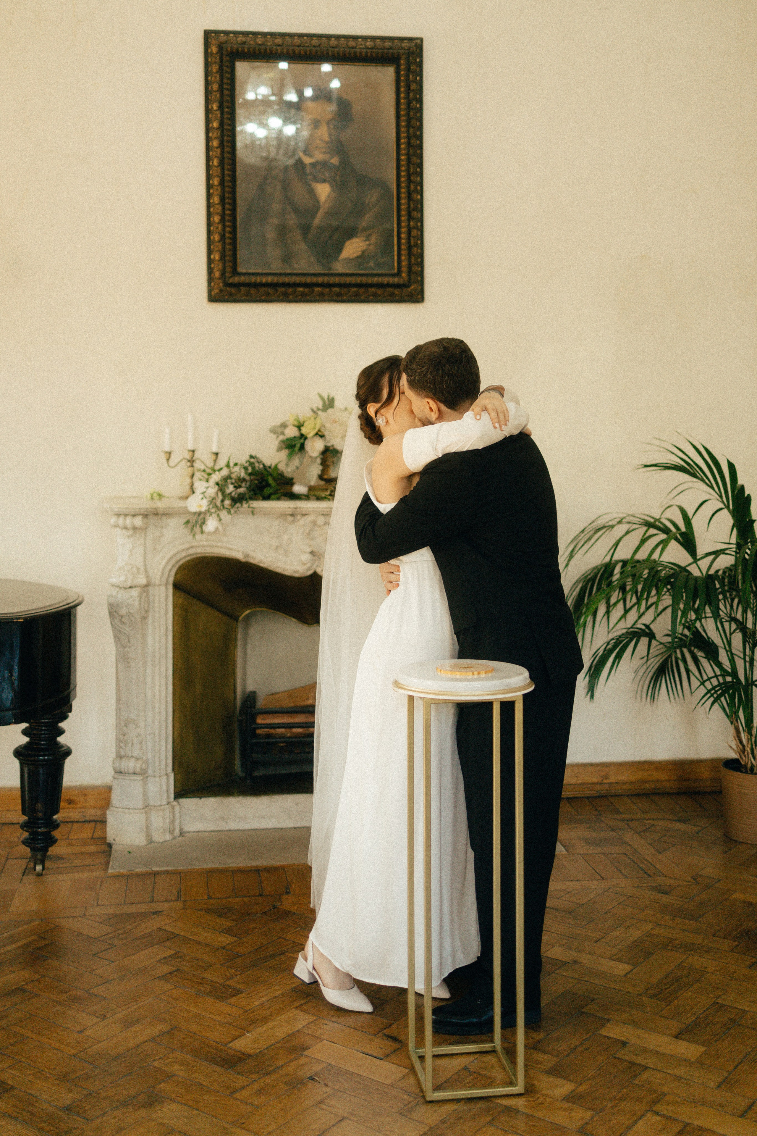 Дмитрий и Арина, роспись в библиотеке читальне имени Пушкина. Свадебный и портретный фотограф в Москве Кристина Золотова