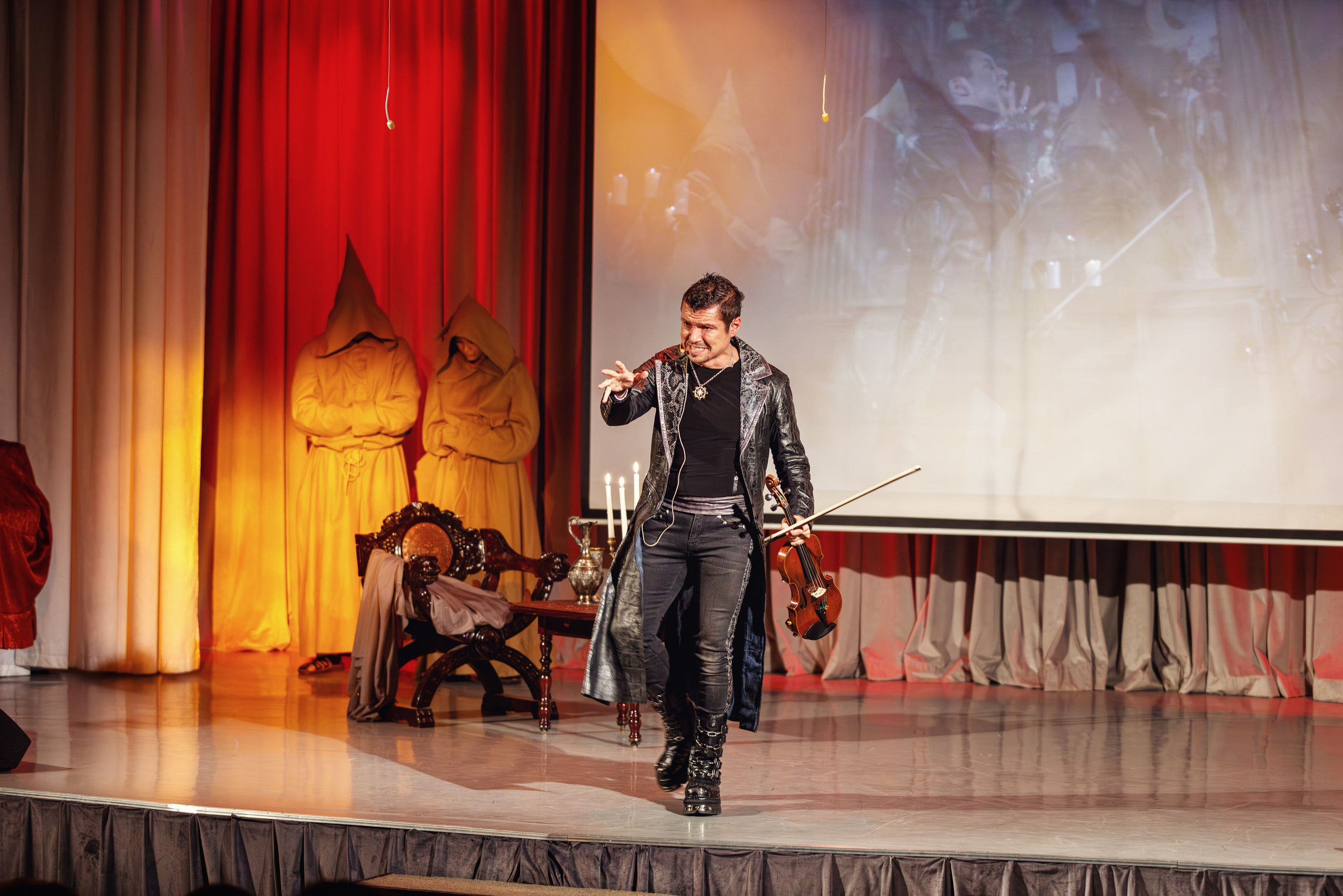Мюзикл. Скрипка Паганини. Бэкстейдж. Фотограф портретист в Троицке и Москве Иван Парусиди